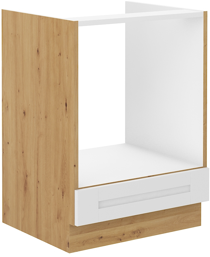 Spodní skříňka pro vestavnou troubu Luna 60 D GAZ BB Barva korpusu: Bílá