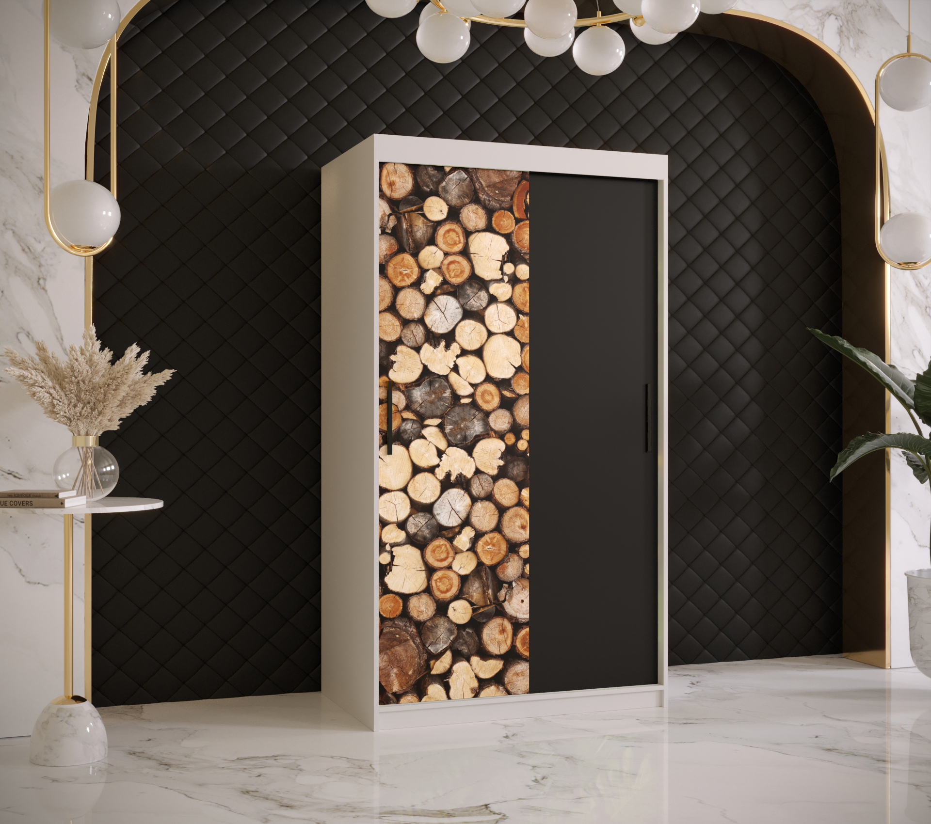 Šatní skříň Abi Drewno Barva korpusu: Bílá