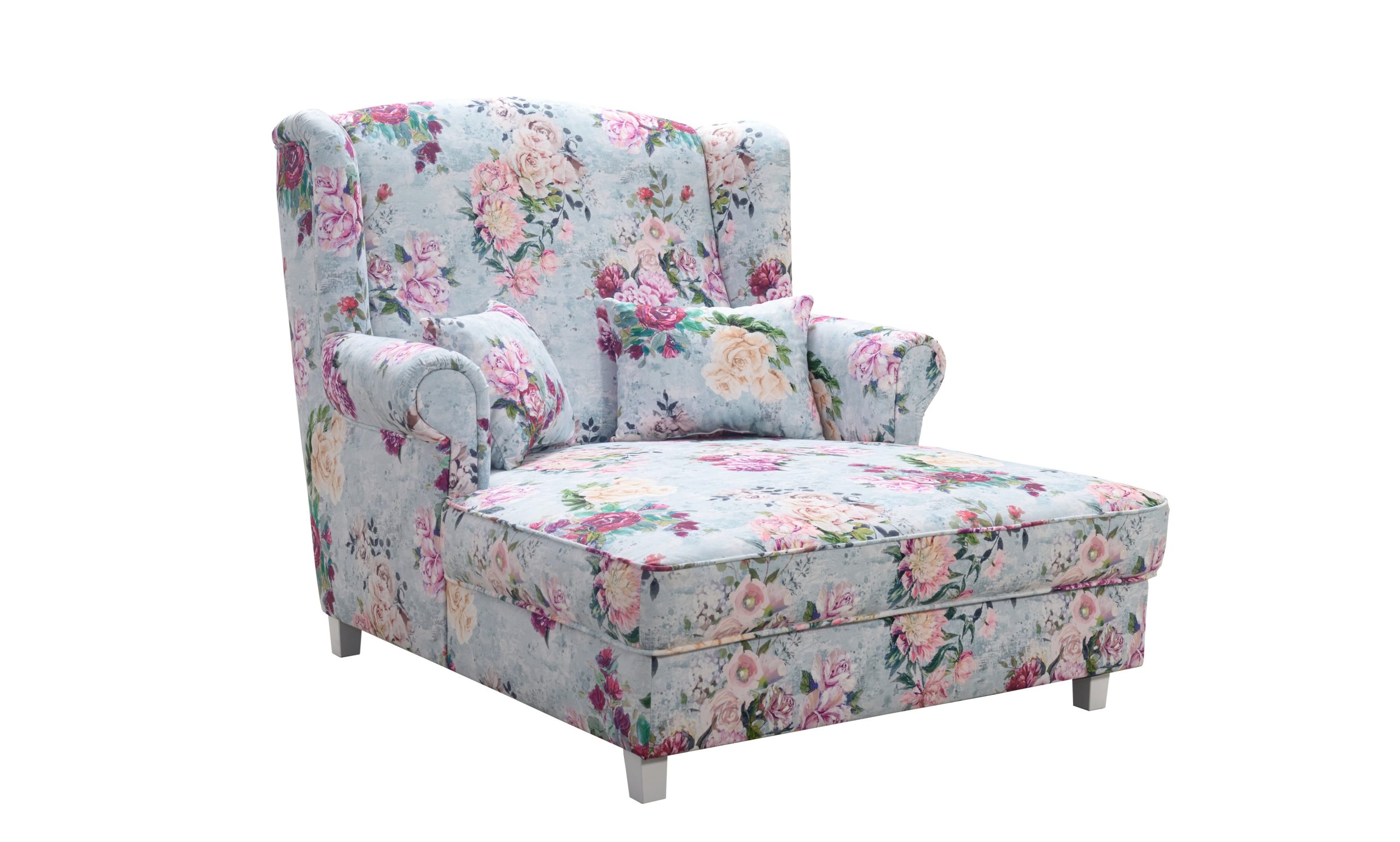 Křeslo As XXL v květinovém vzoru látka: Rosa 3995/102