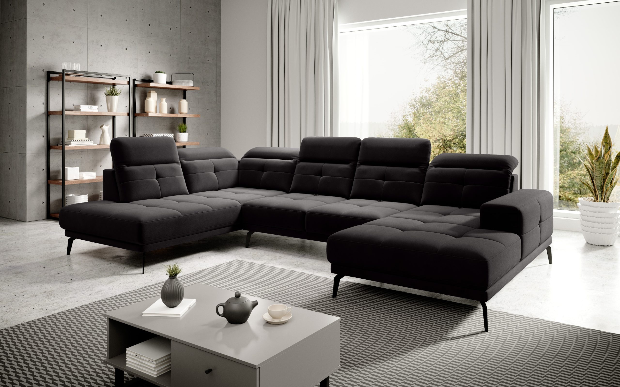 Sedací souprava Bretan Provedení: Levá varianta - podle zad