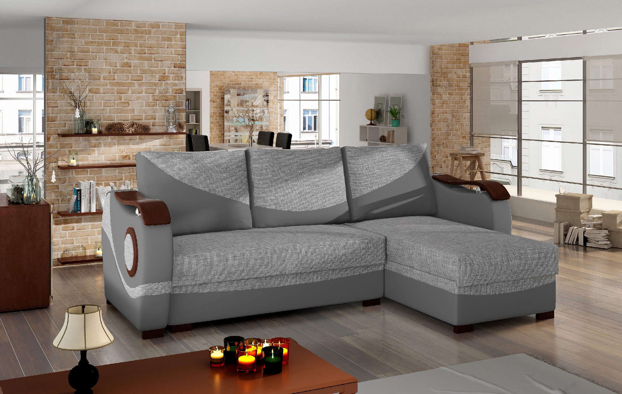 Sedací souprava Puerto látka: Sawana 21/Soft 29