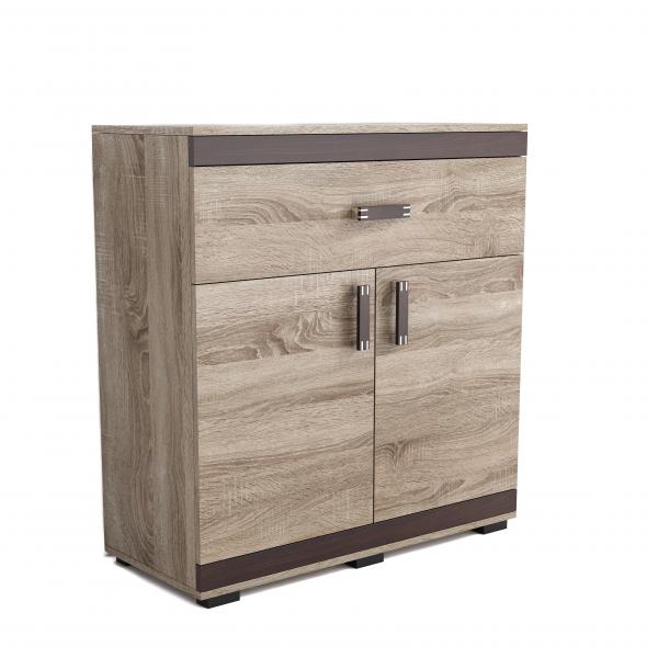 Komoda P25 100 cm Barva korpusu: Šedá