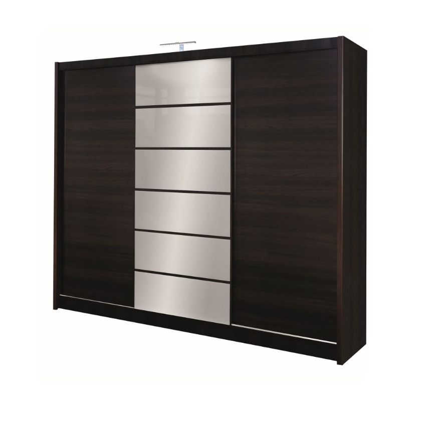 Šatní skříň Malibu Barva korpusu: Wenge