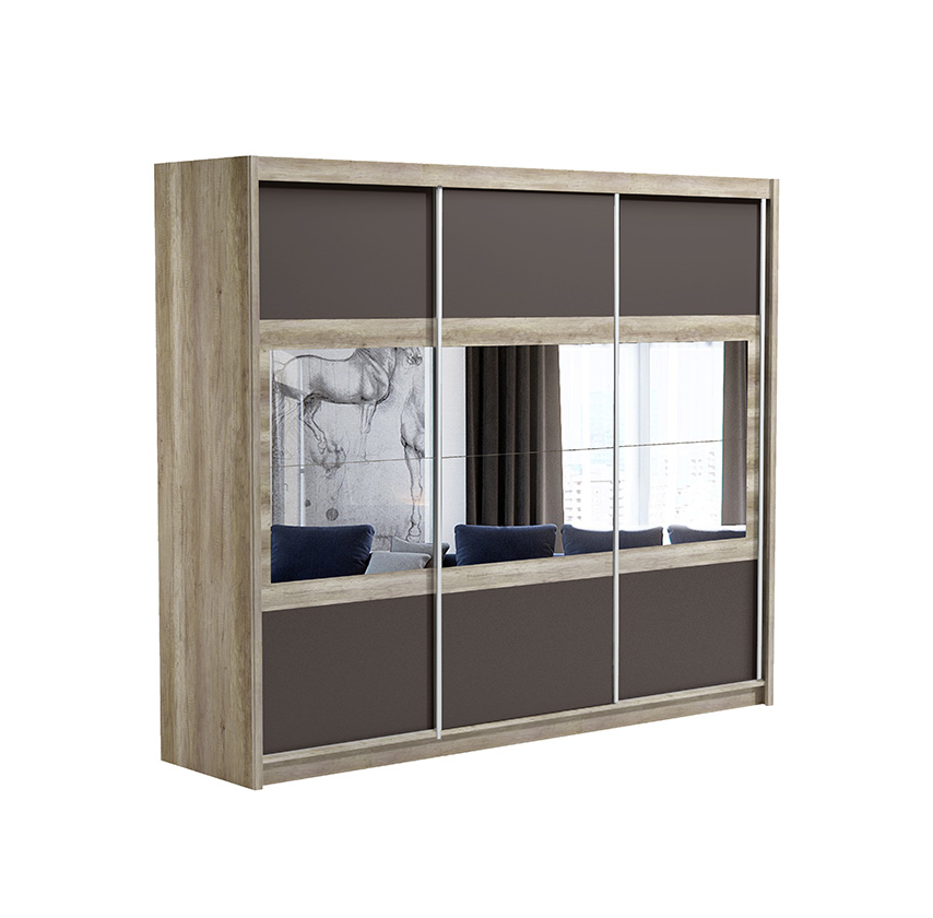 Šatní skříň Salwador Barva korpusu: Dub - canyon