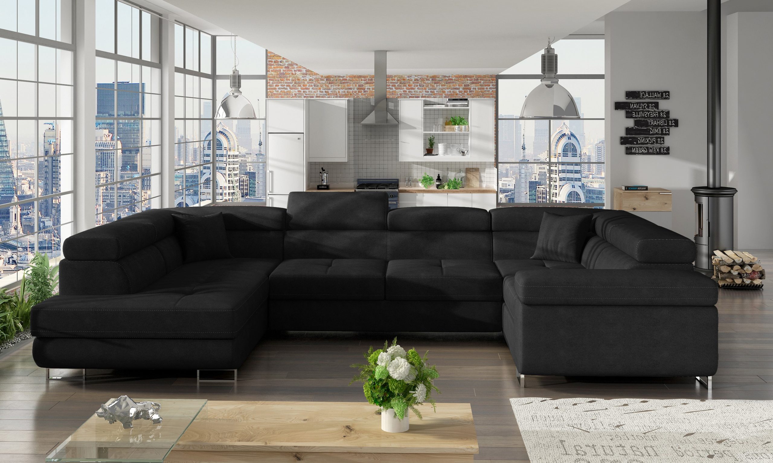 Sedací souprava Letto Provedení: Levá U