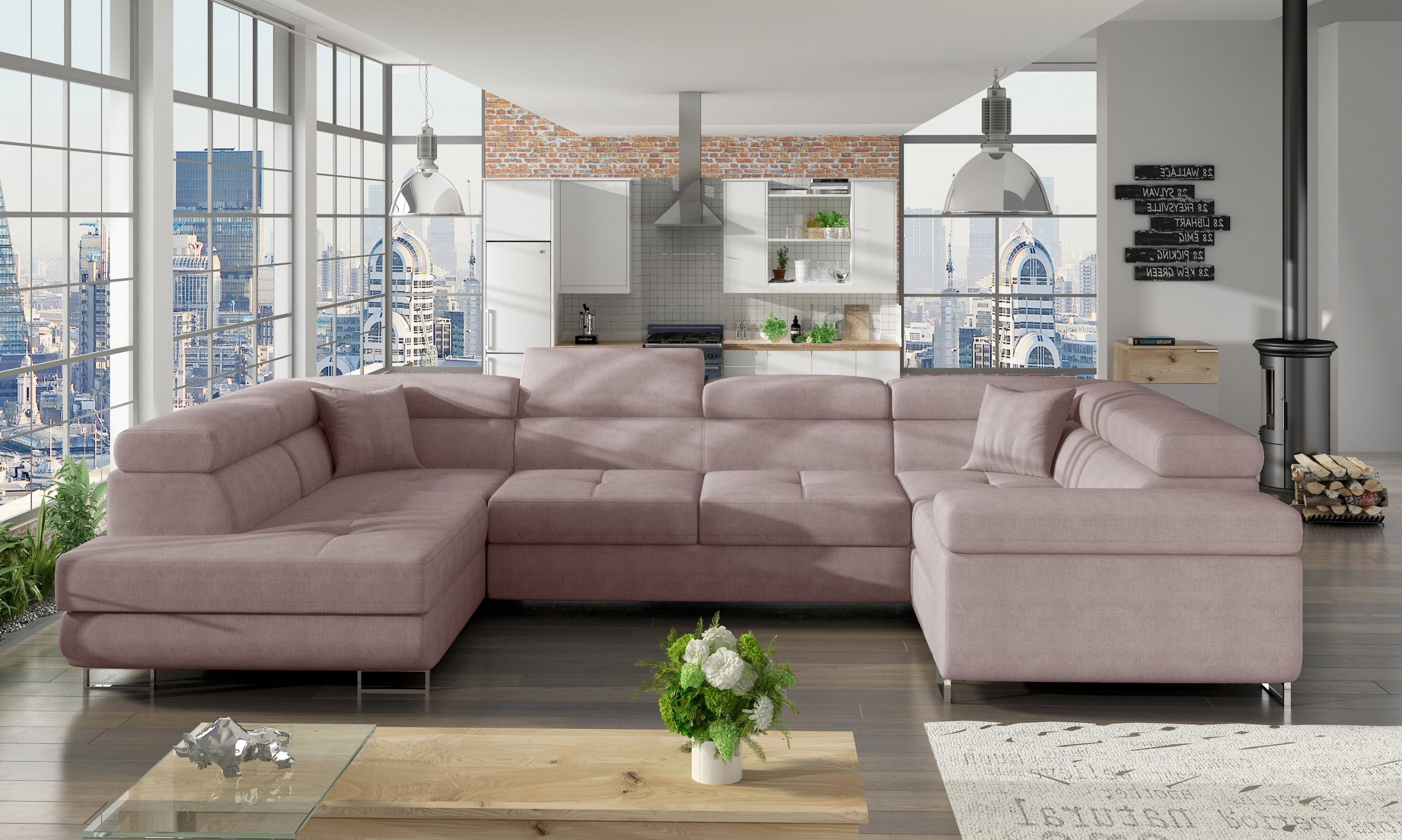 Sedací souprava Letto Provedení: Levá U
