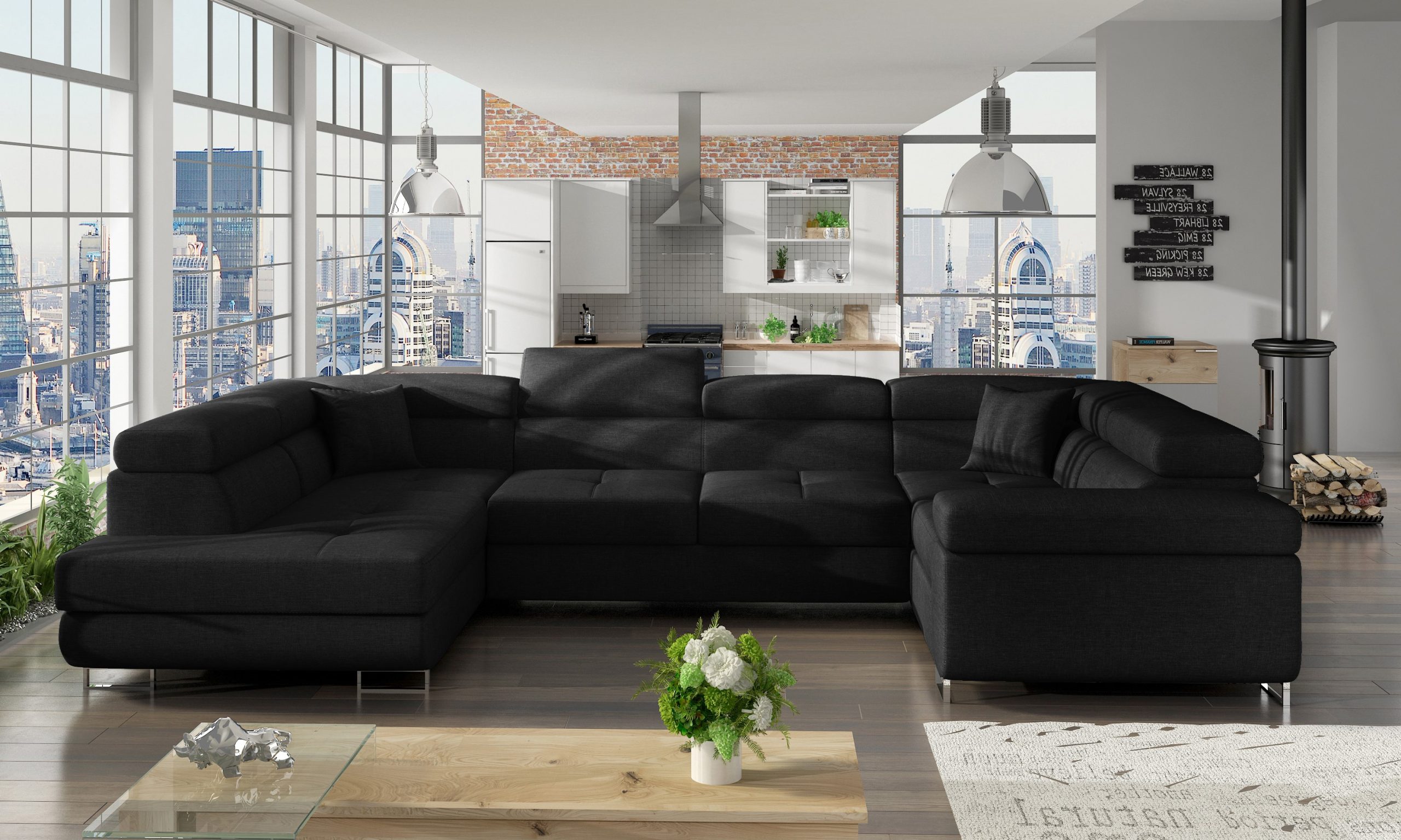 Sedací souprava Letto Provedení: Levá U