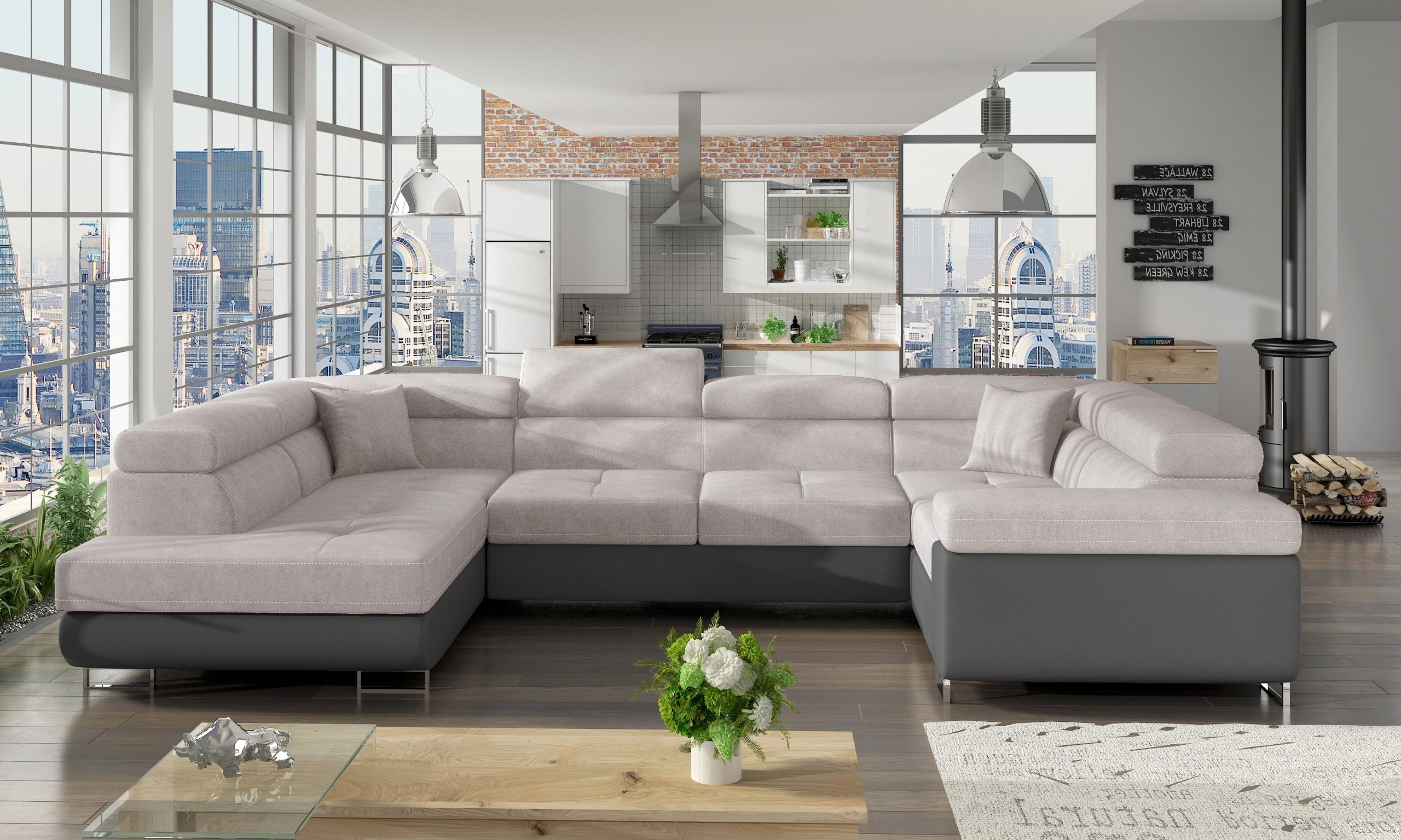 Sedací souprava Letto Provedení: Levá U