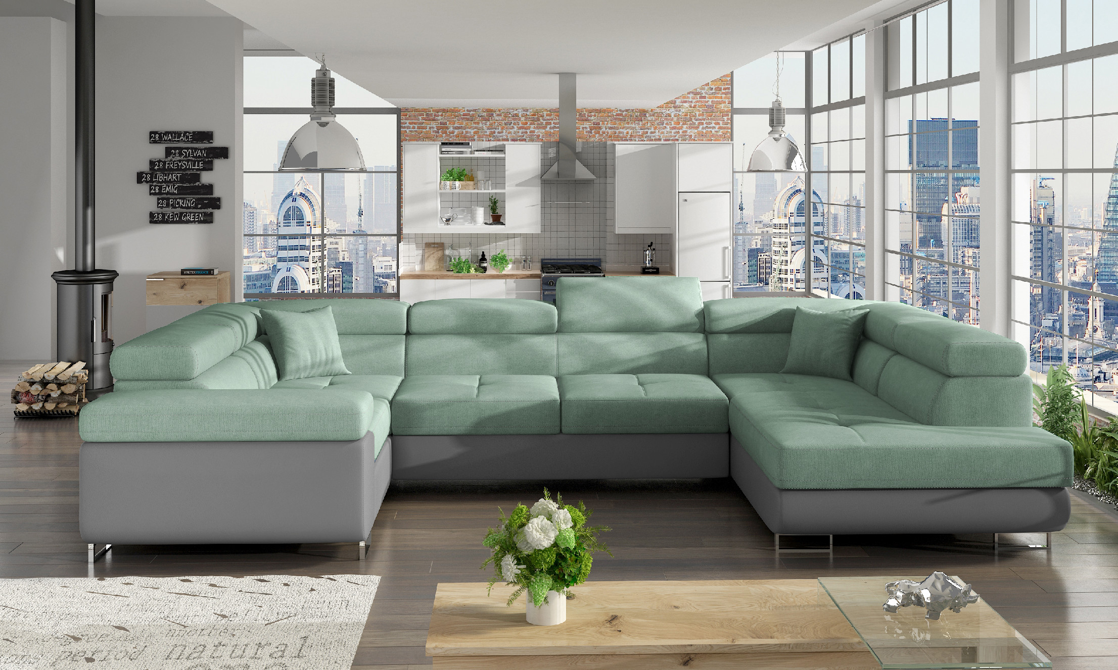 Sedací souprava Letto Provedení: Pravá U