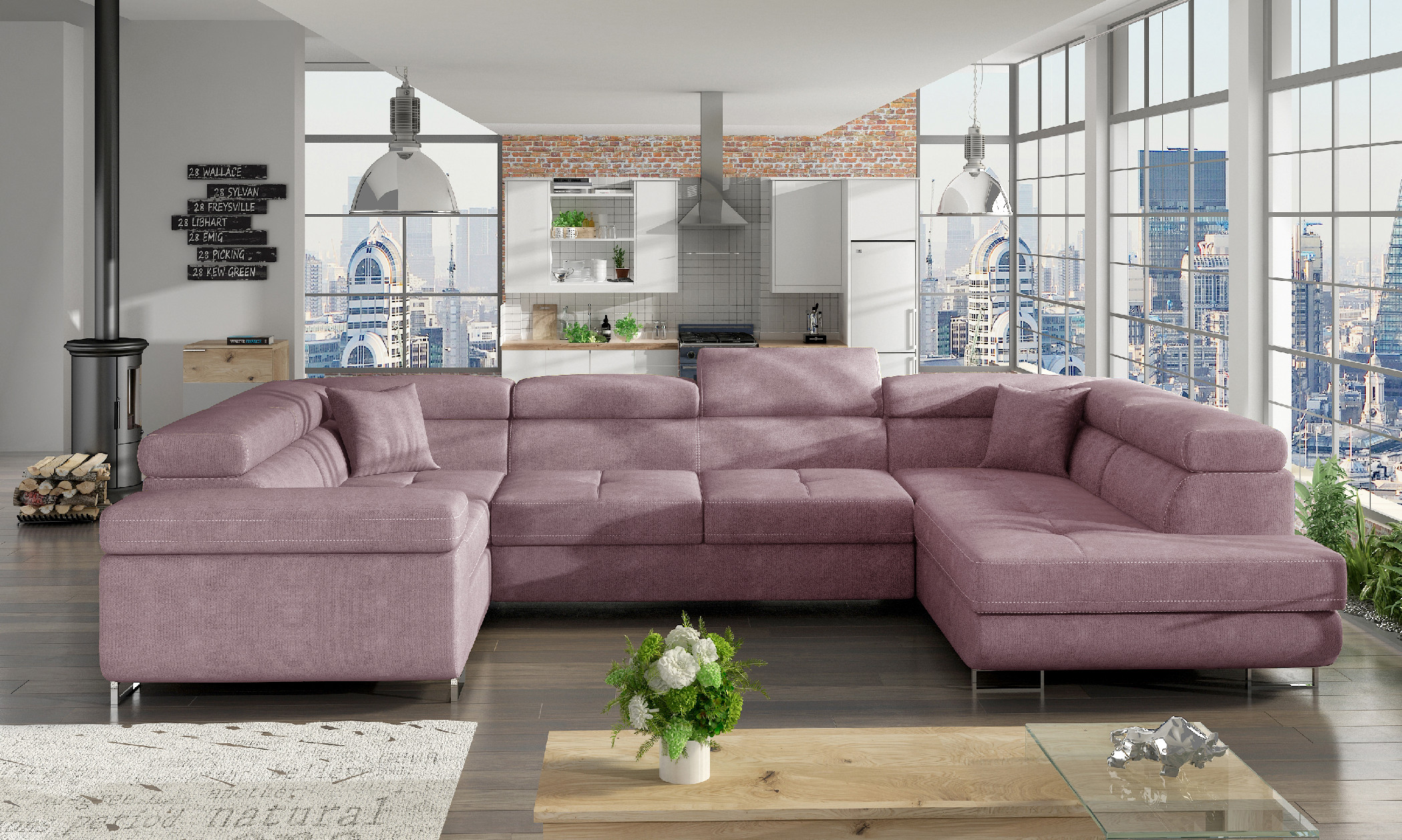 Sedací souprava Letto Provedení: Pravá U
