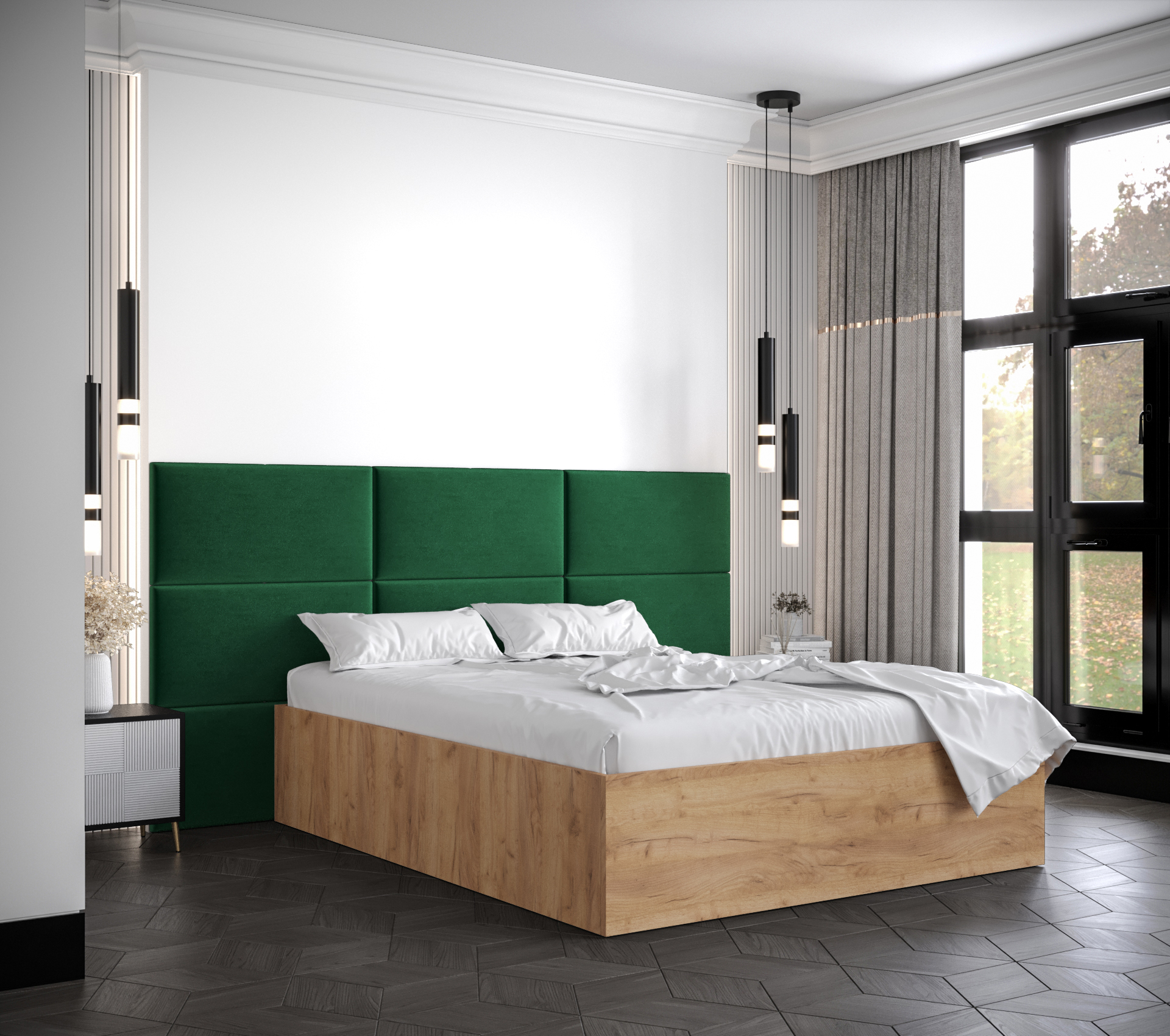 Postel Bella 2 Barva korpusu: Dub craft zlatý