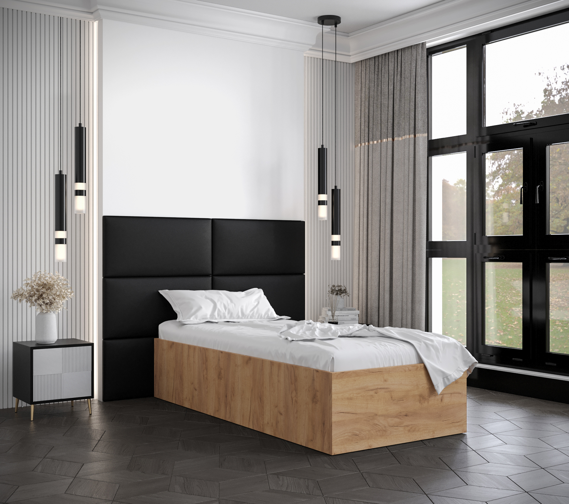 Postel Bella 2 Barva korpusu: Dub craft zlatý