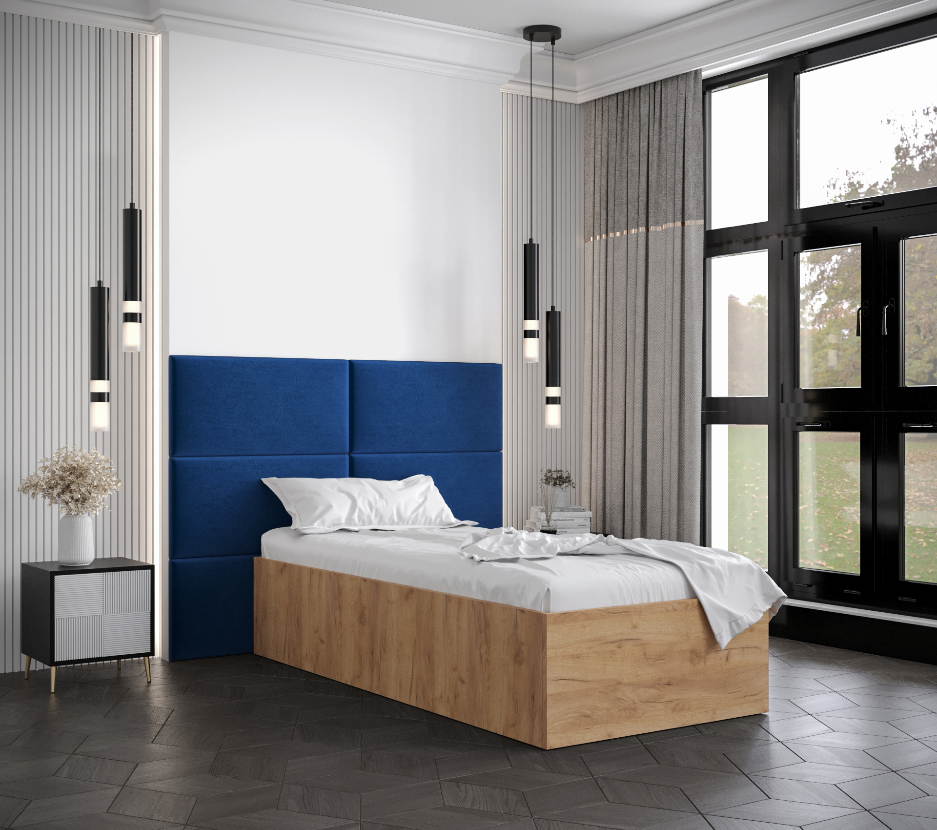 Postel Bella 2 Barva korpusu: Dub craft zlatý