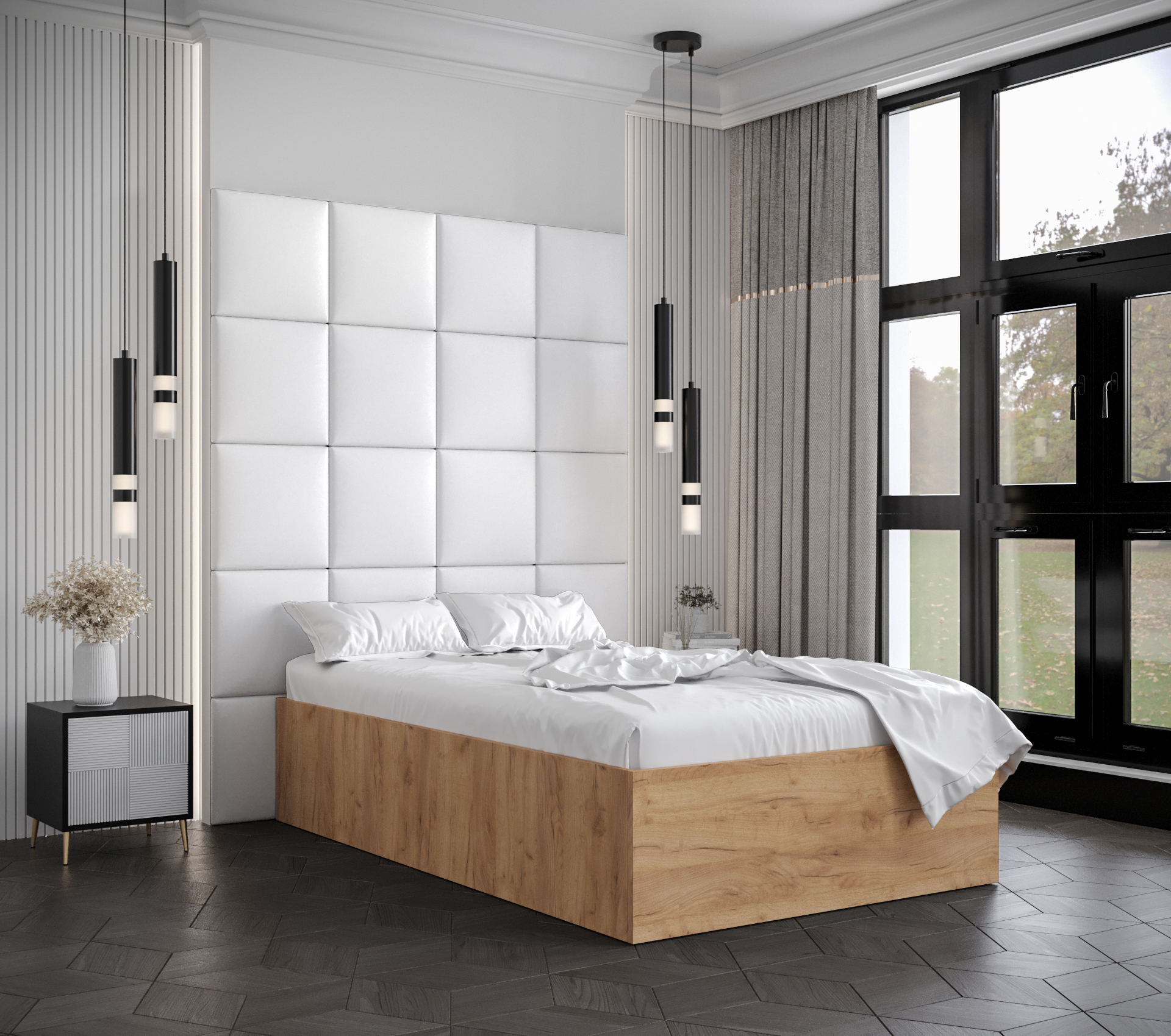 Postel Bella 3 Barva korpusu: Dub craft zlatý