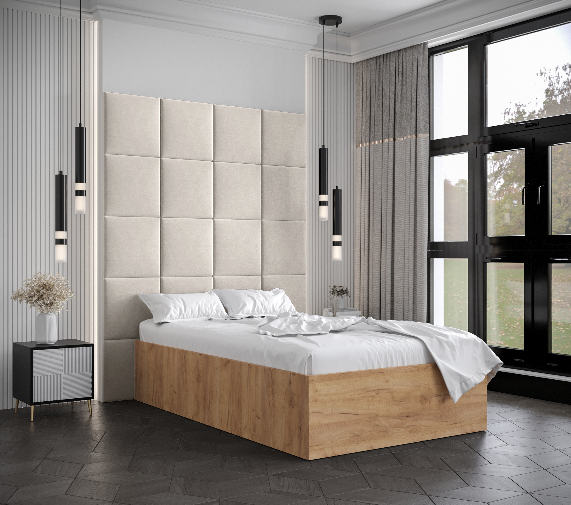 Postel Bella 3 Barva korpusu: Dub craft zlatý