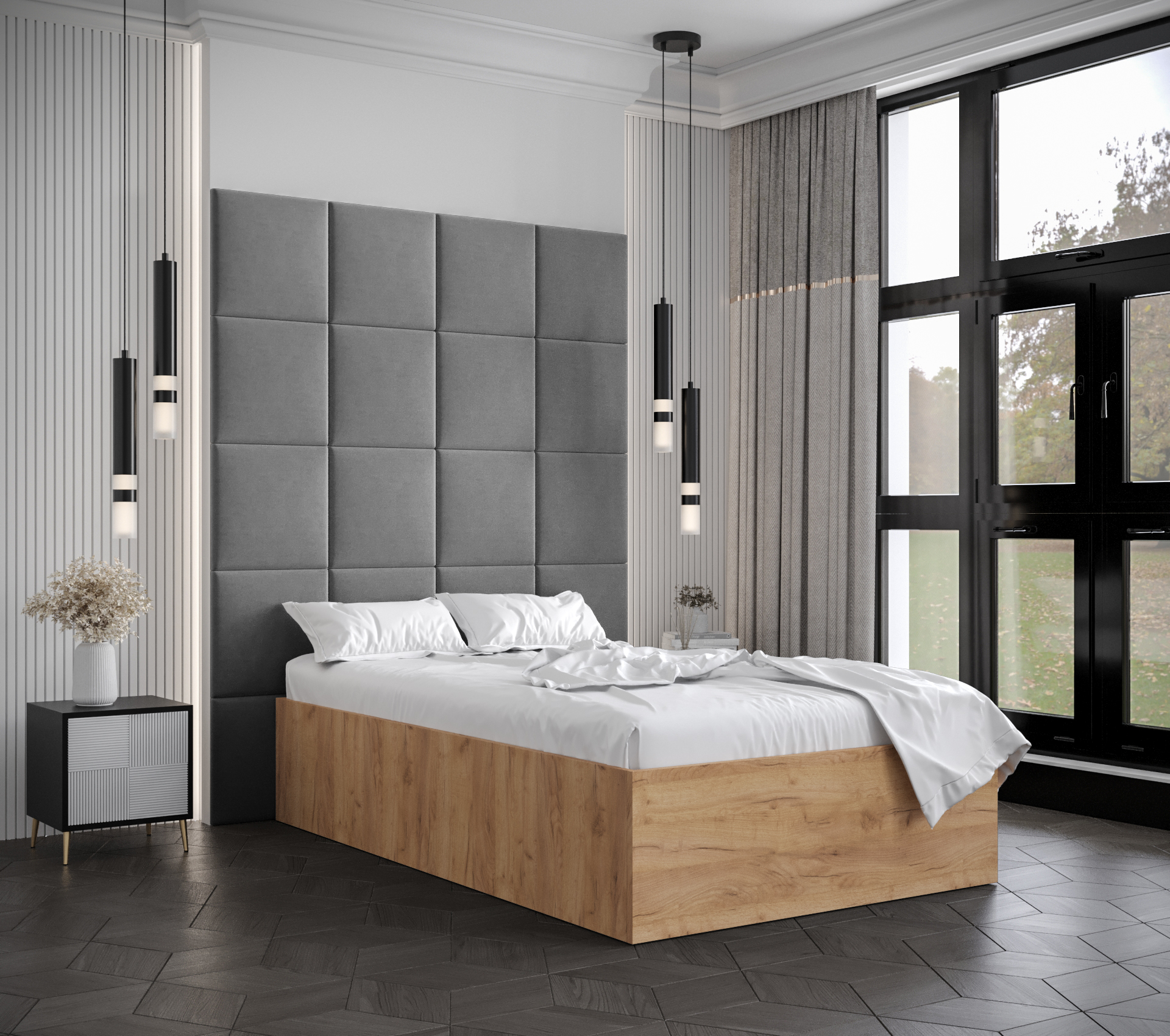 Postel Bella 3 Barva korpusu: Dub craft zlatý