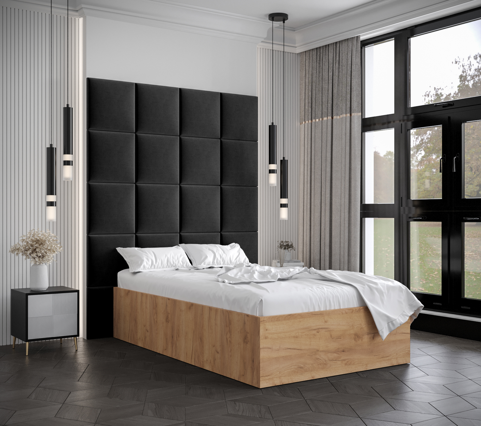 Postel Bella 3 Barva korpusu: Dub craft zlatý