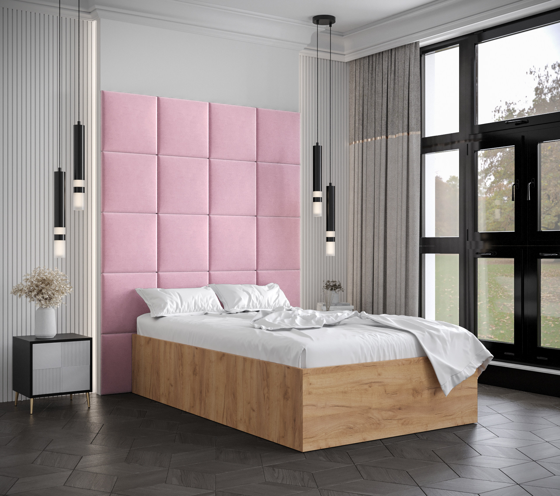 Postel Bella 3 Barva korpusu: Dub craft zlatý