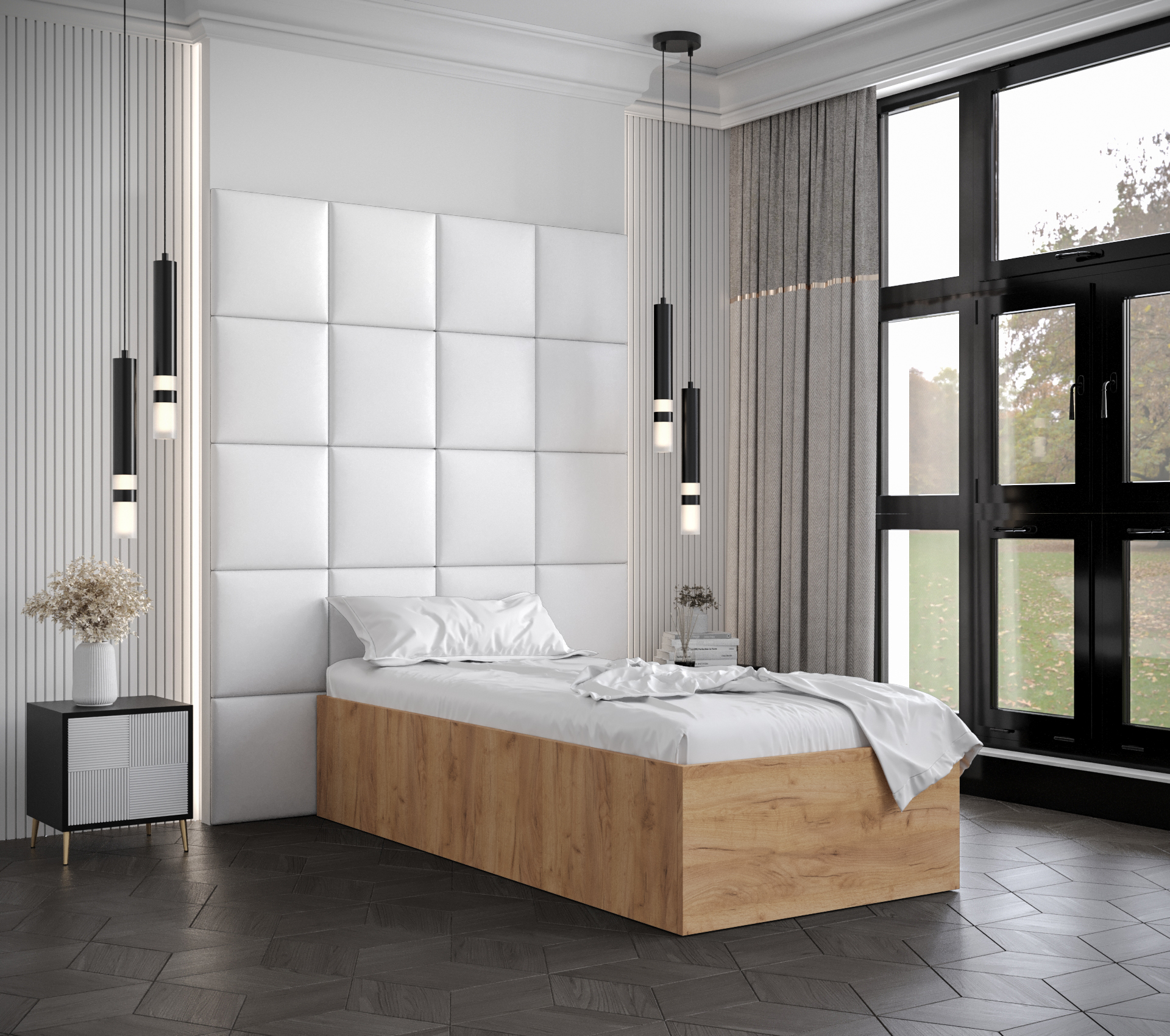 Postel Bella 3 Barva korpusu: Dub craft zlatý