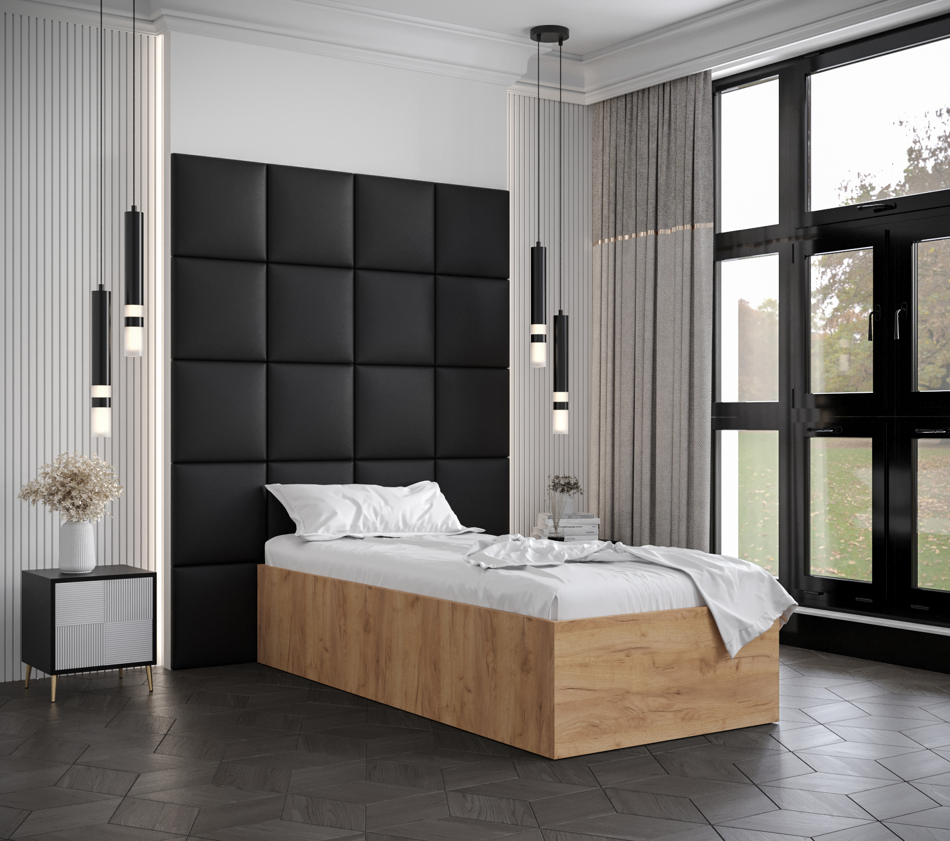 Postel Bella 3 Barva korpusu: Dub craft zlatý