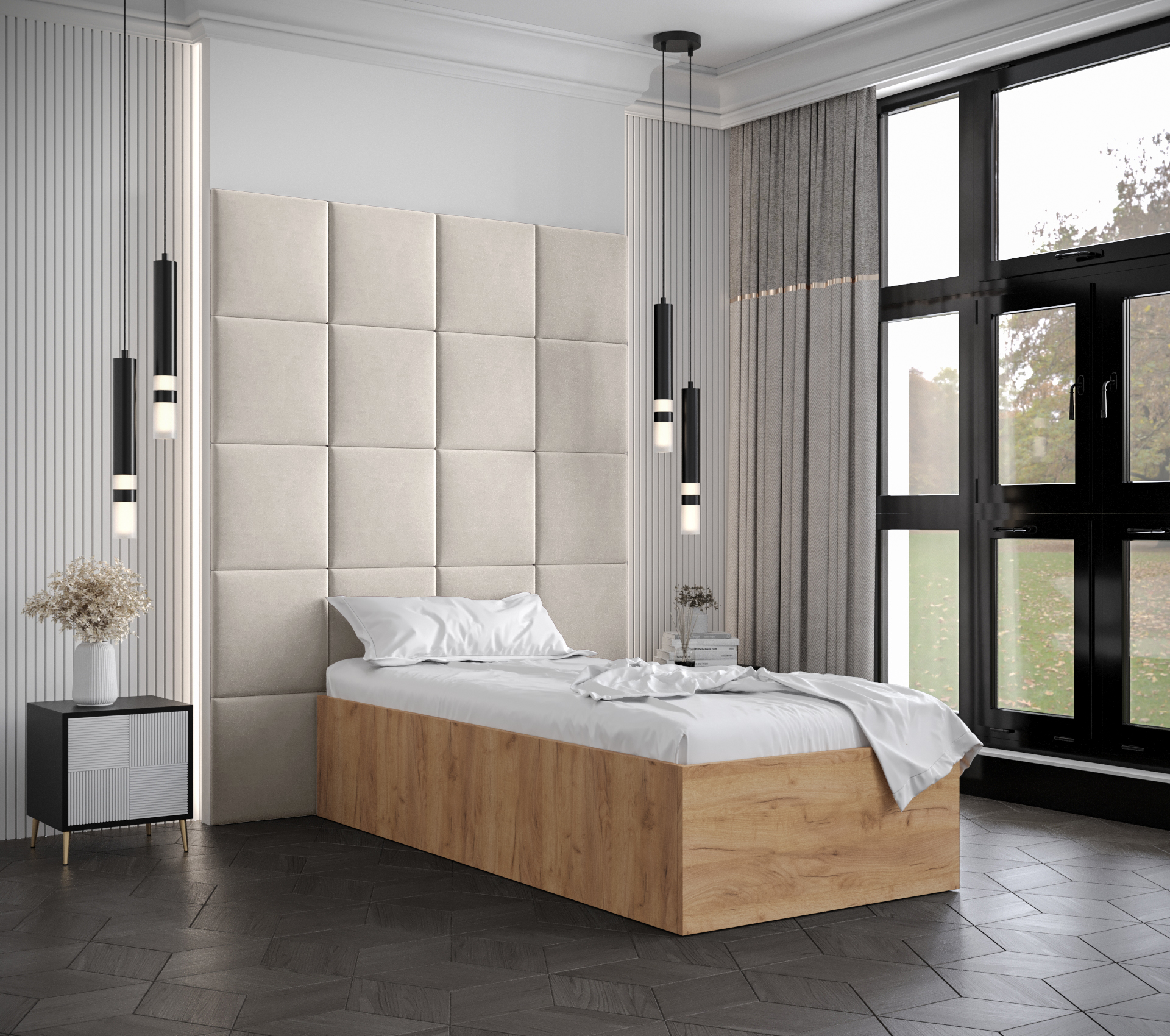 Postel Bella 3 Barva korpusu: Dub craft zlatý