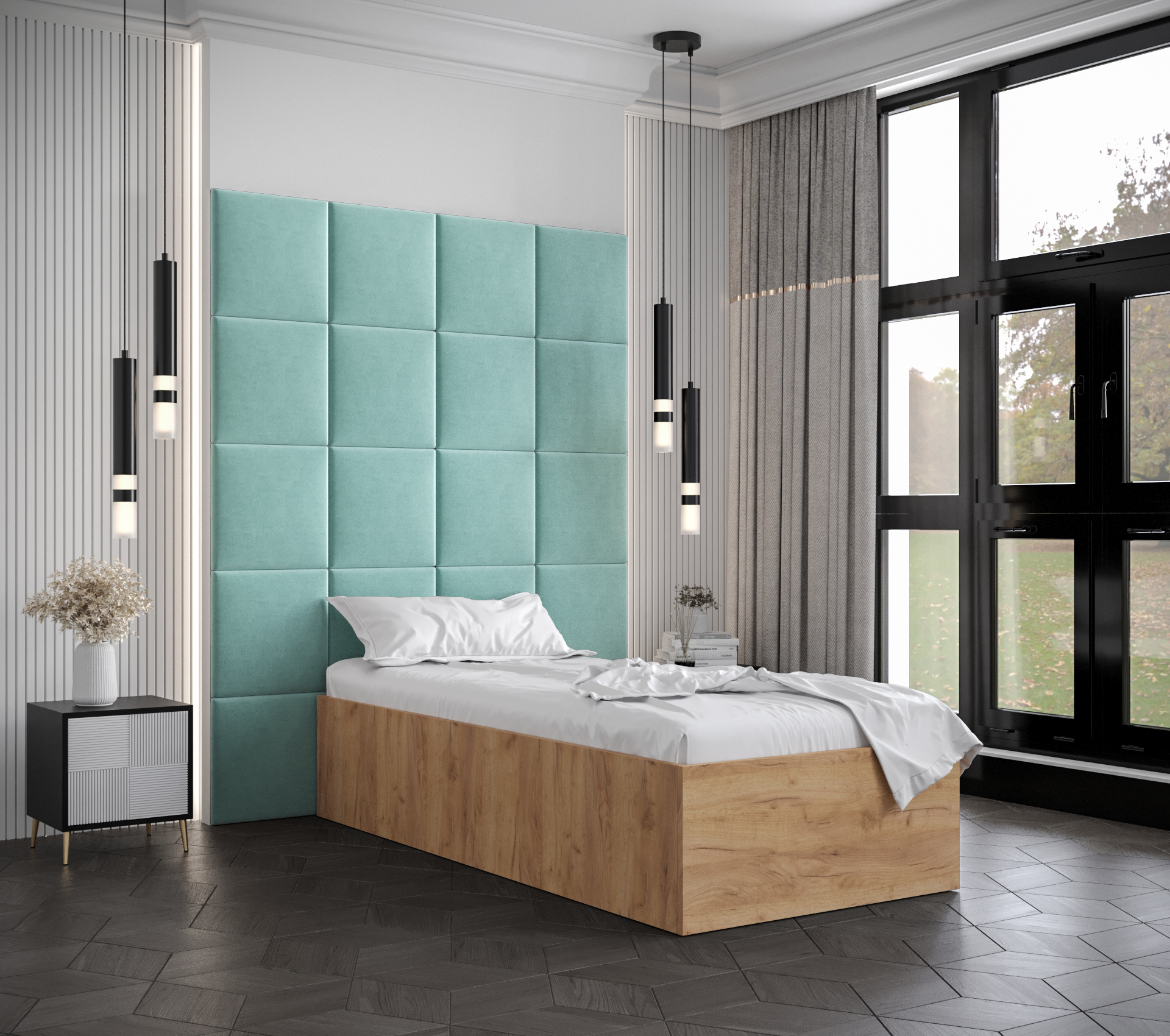 Postel Bella 3 Barva korpusu: Dub craft zlatý