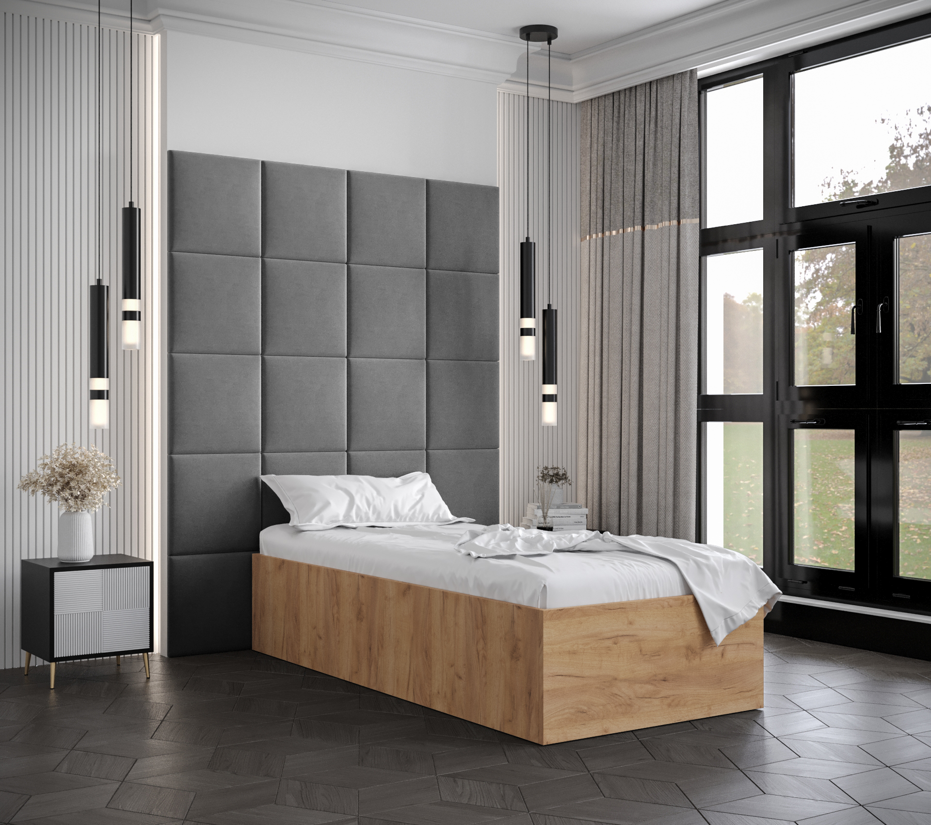 Postel Bella 3 Barva korpusu: Dub craft zlatý