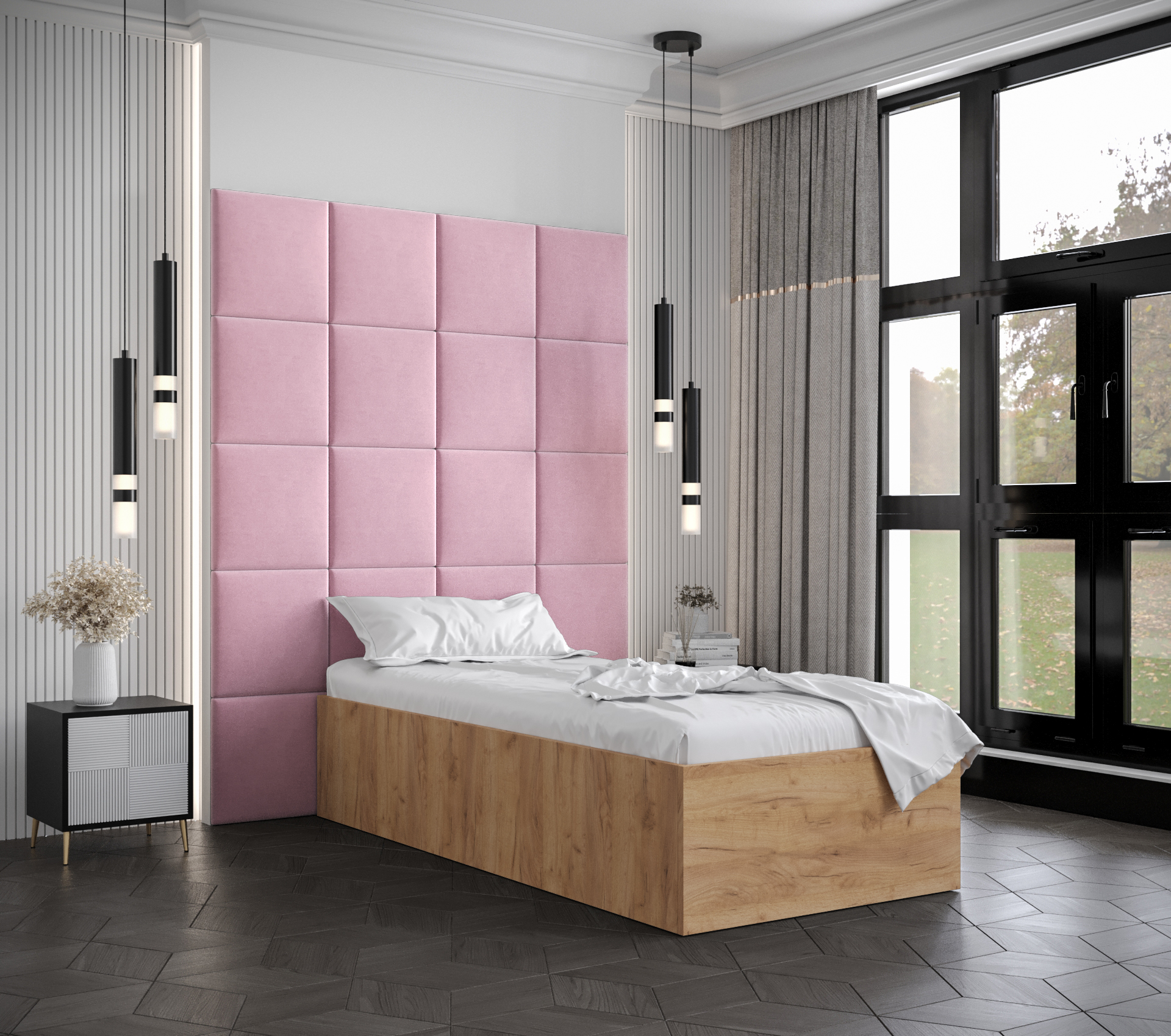 Postel Bella 3 Barva korpusu: Dub craft zlatý