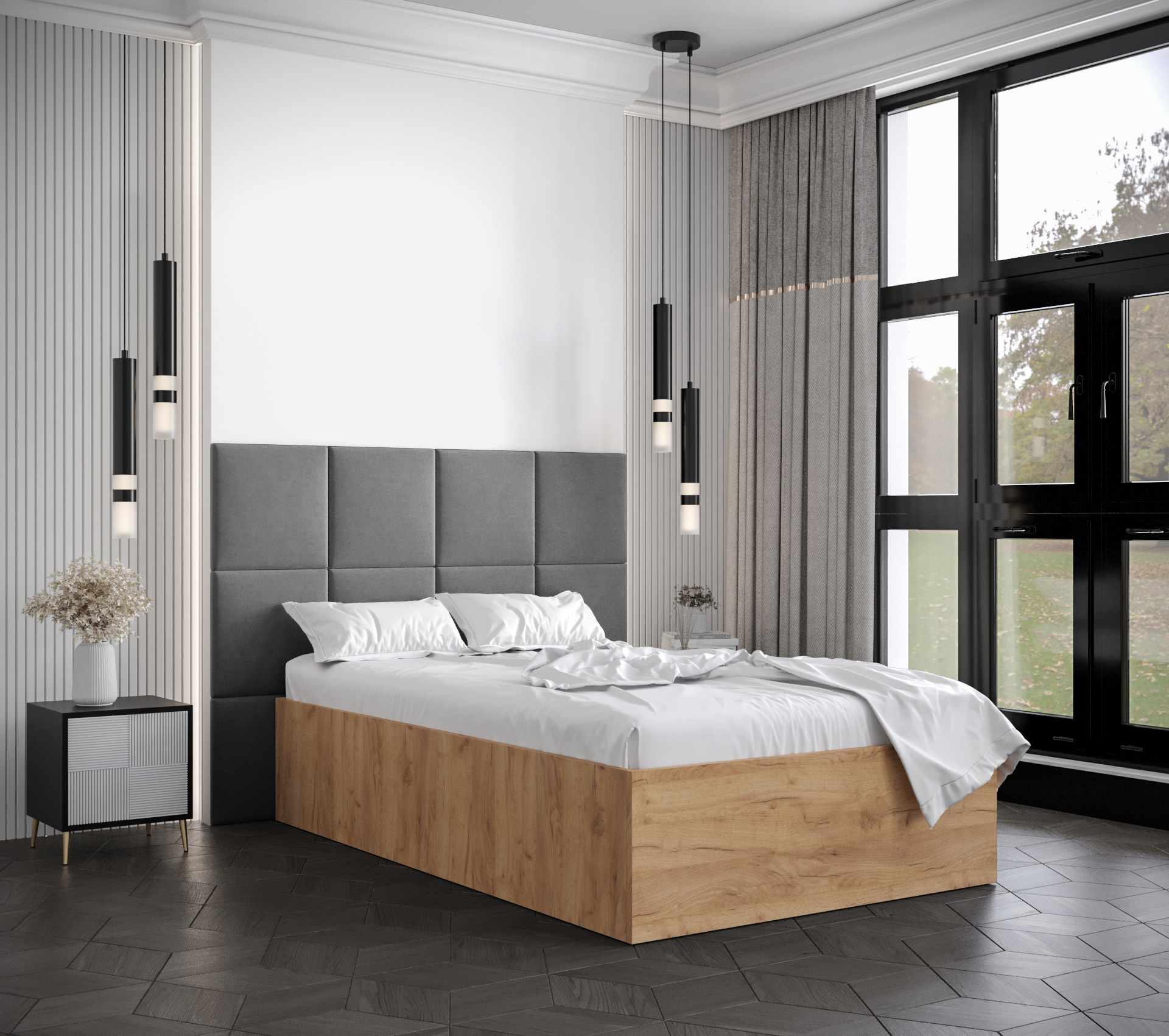 Postel Bella 4 Barva korpusu: Dub craft zlatý