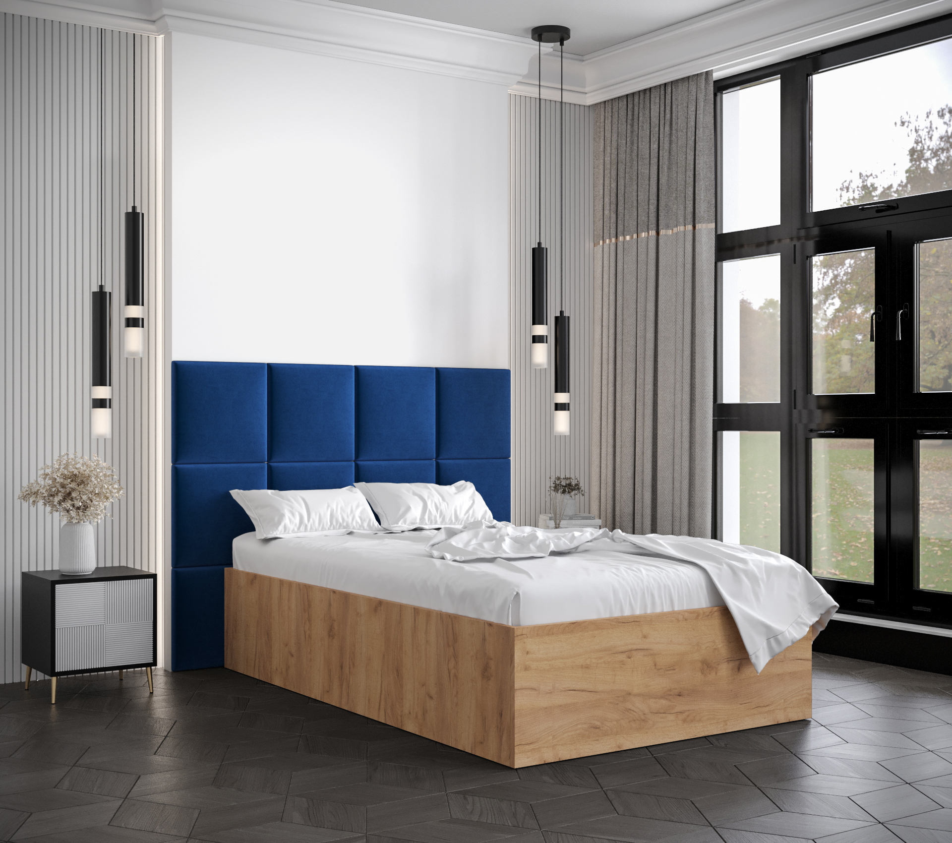 Postel Bella 4 Barva korpusu: Dub craft zlatý