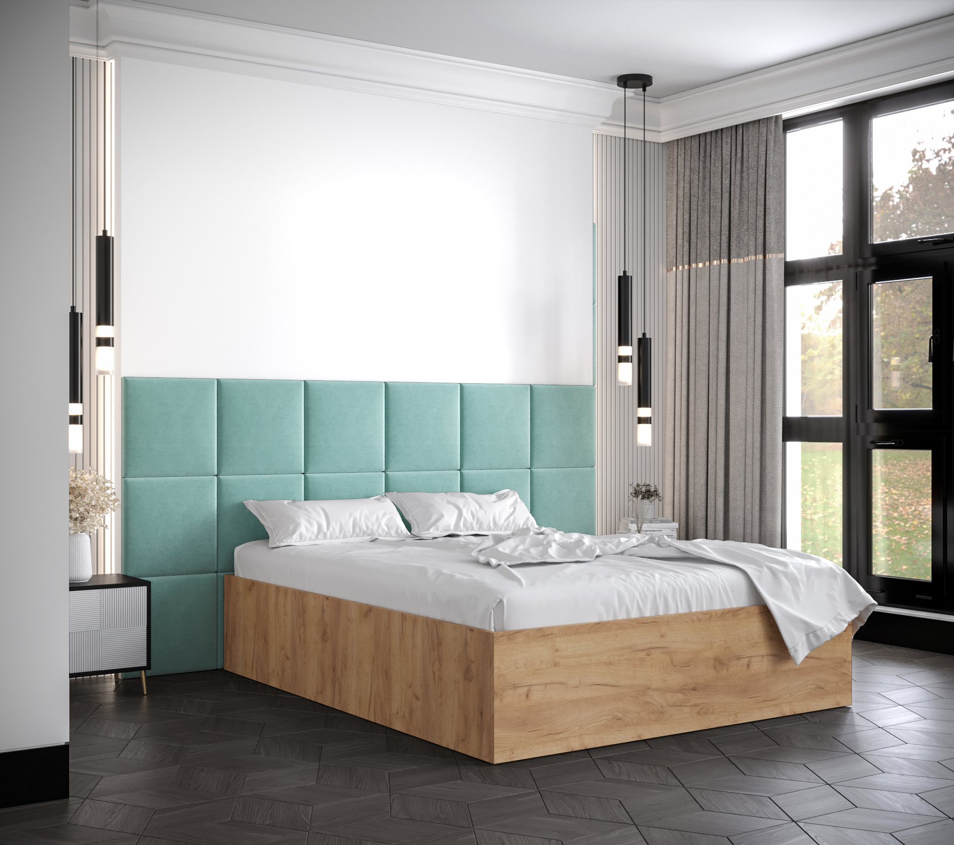 Postel Bella 4 Barva korpusu: Dub craft zlatý