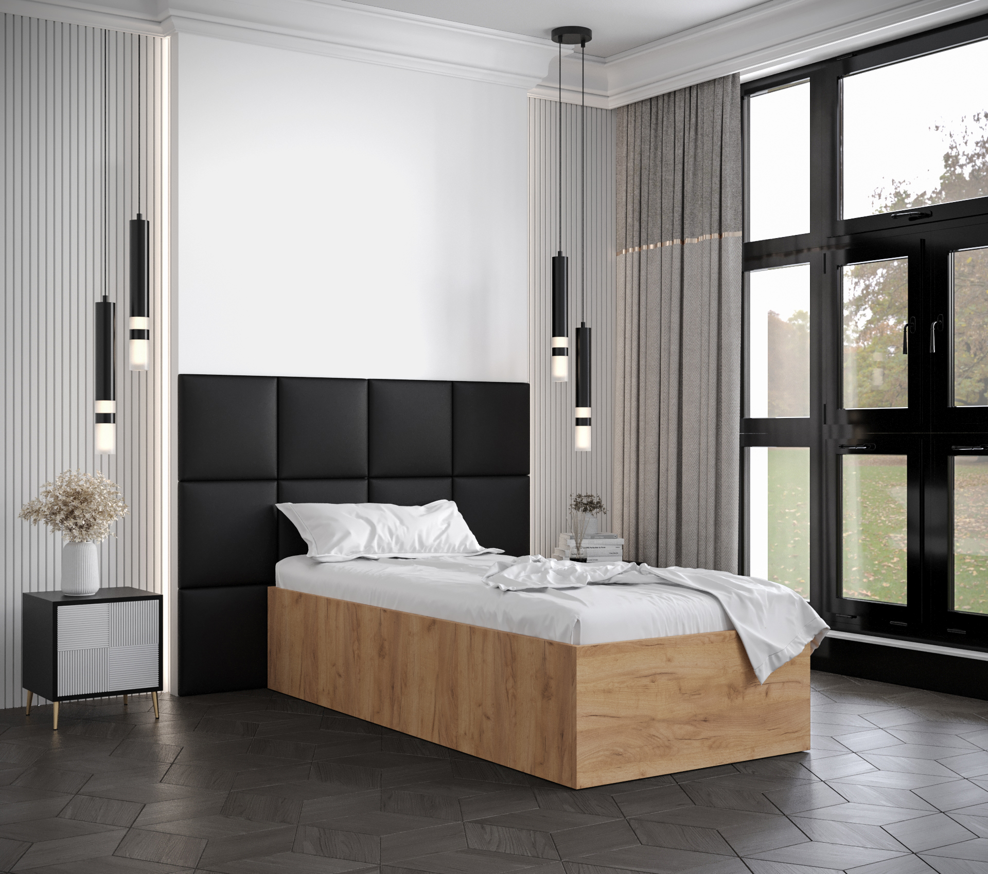 Postel Bella 4 Barva korpusu: Dub craft zlatý