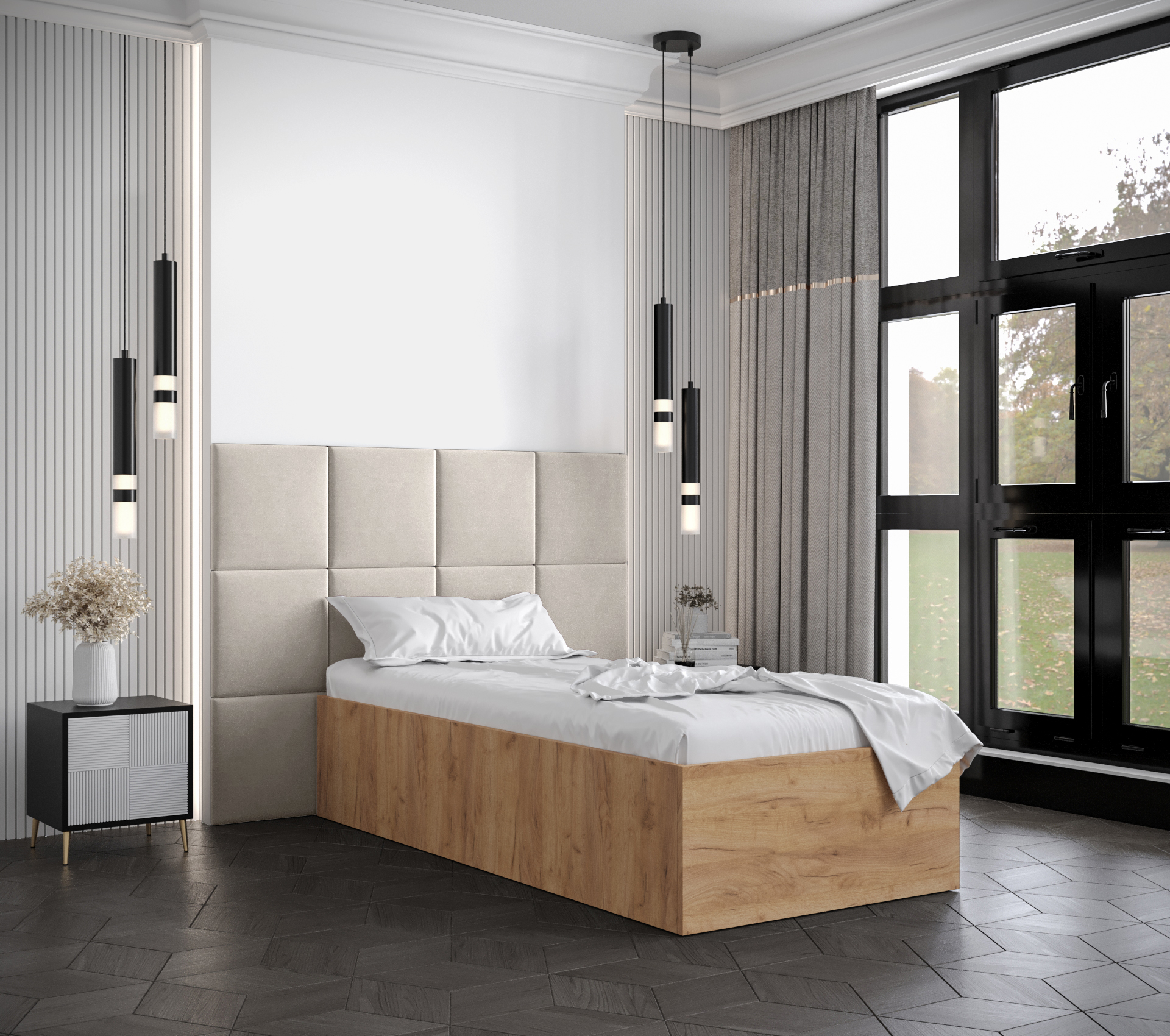 Postel Bella 4 Barva korpusu: Dub craft zlatý