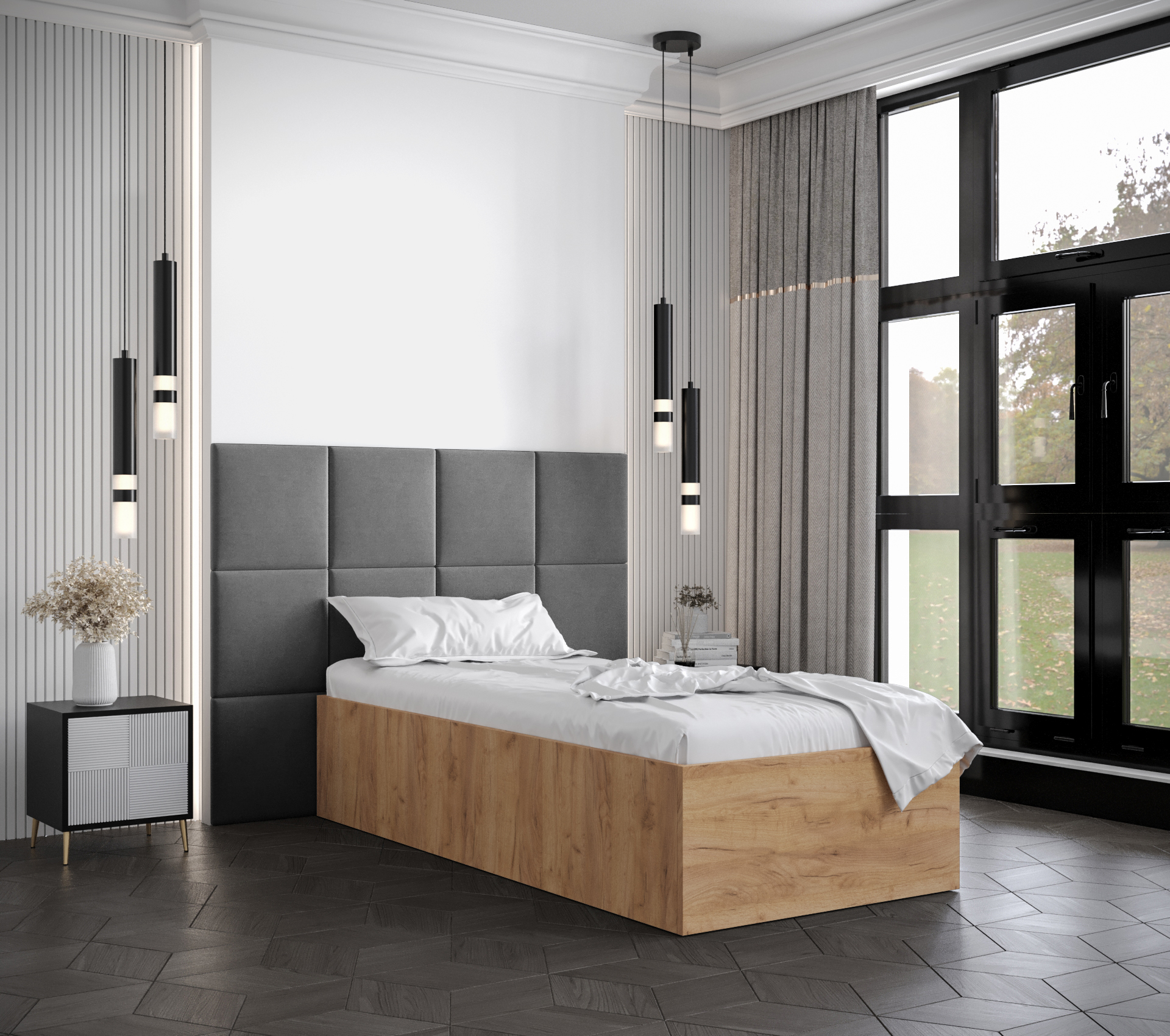 Postel Bella 4 Barva korpusu: Dub craft zlatý