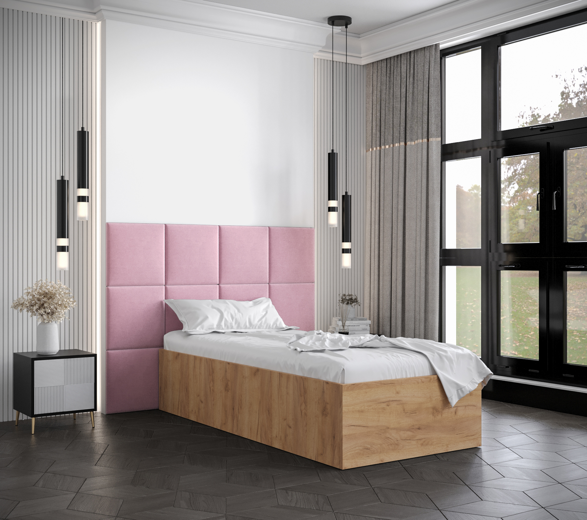 Postel Bella 4 Barva korpusu: Dub craft zlatý