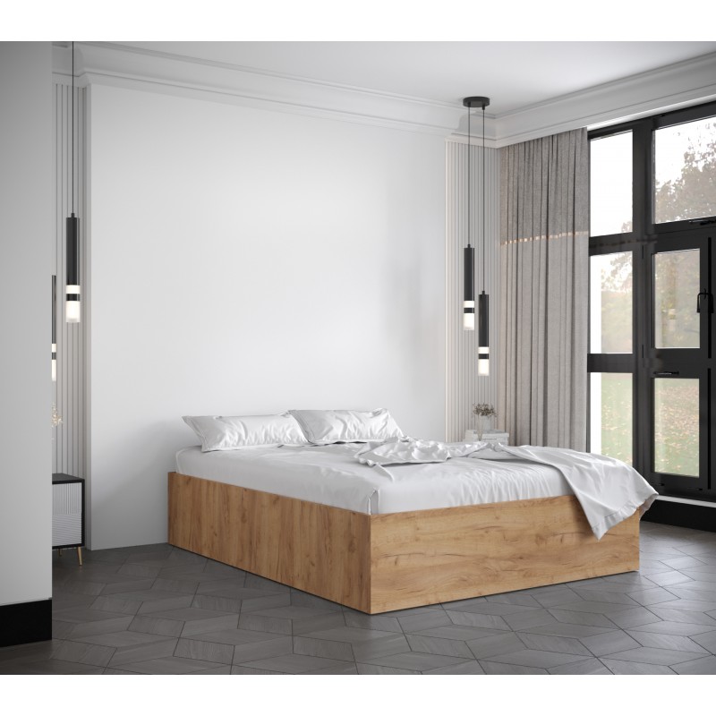 Postel Bella - bez panelů Barva korpusu: Dub - Craft zlatý