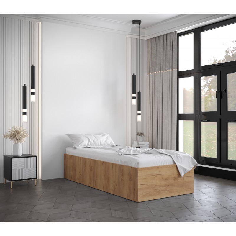 Postel Bella - bez panelů Barva korpusu: Dub - Craft zlatý