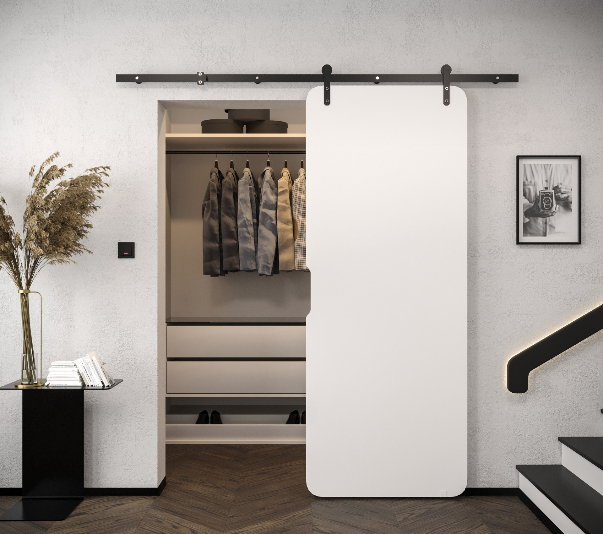 Posuvné dveře Owaltiko I Dveře: Bíle mat