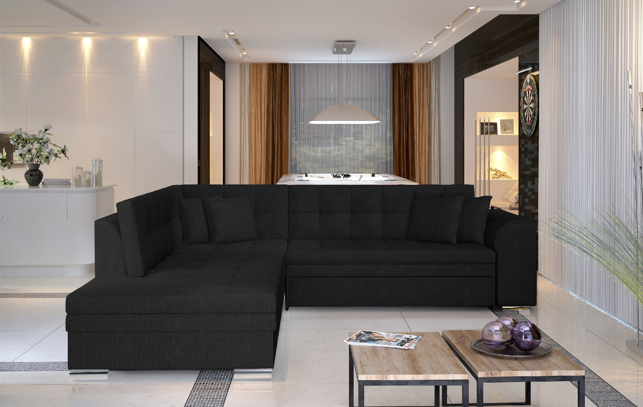 Sedací souprava Pieretta Provedení: Levá varianta