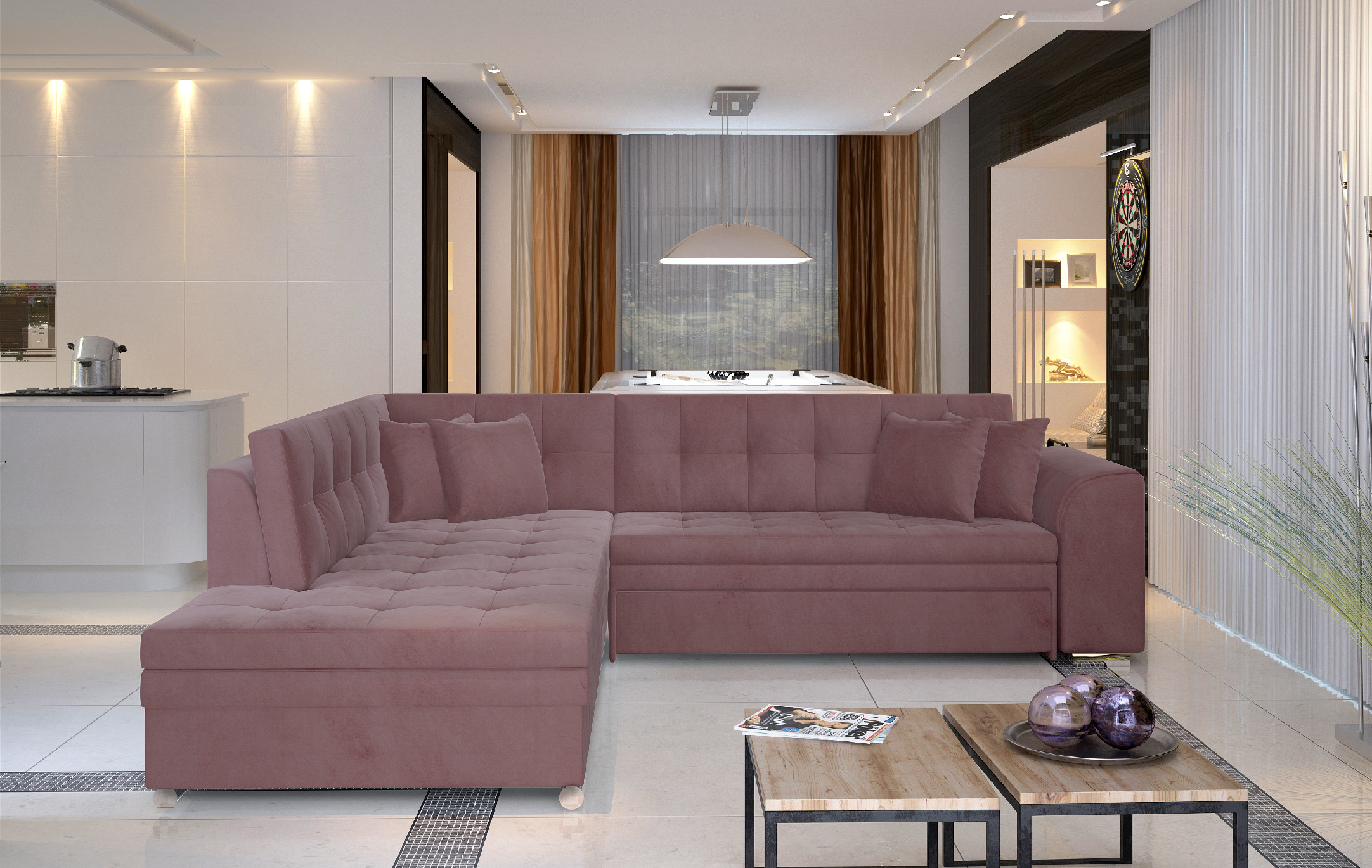 Sedací souprava Pieretta Provedení: Levá varianta