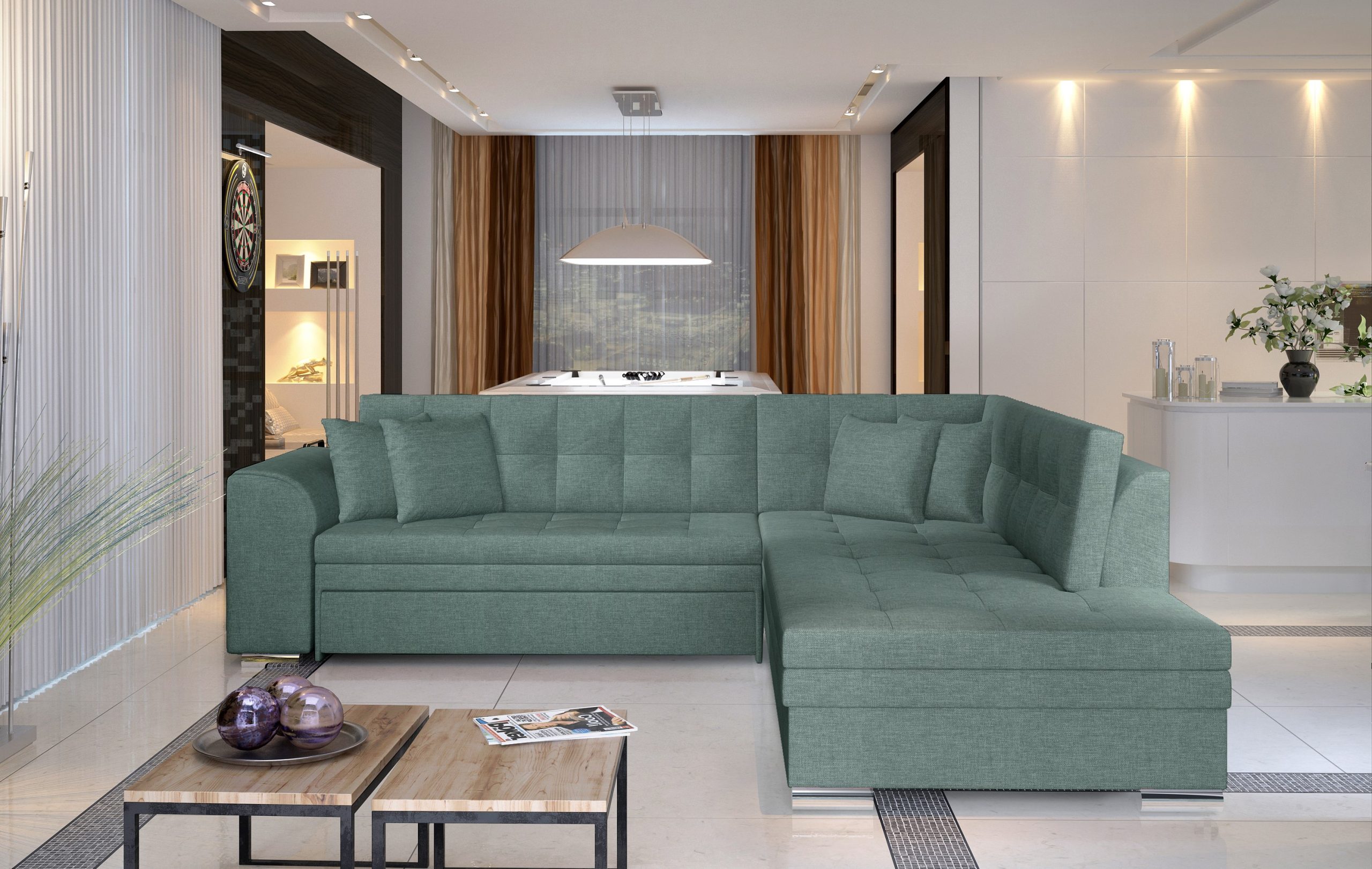 Sedací souprava Pieretta Provedení: Pravá varianta