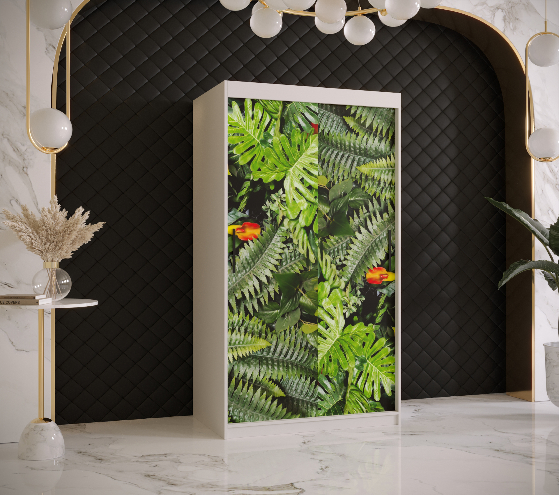 Šatní skříň Abi Paproc 1 Barva korpusu: Bílá