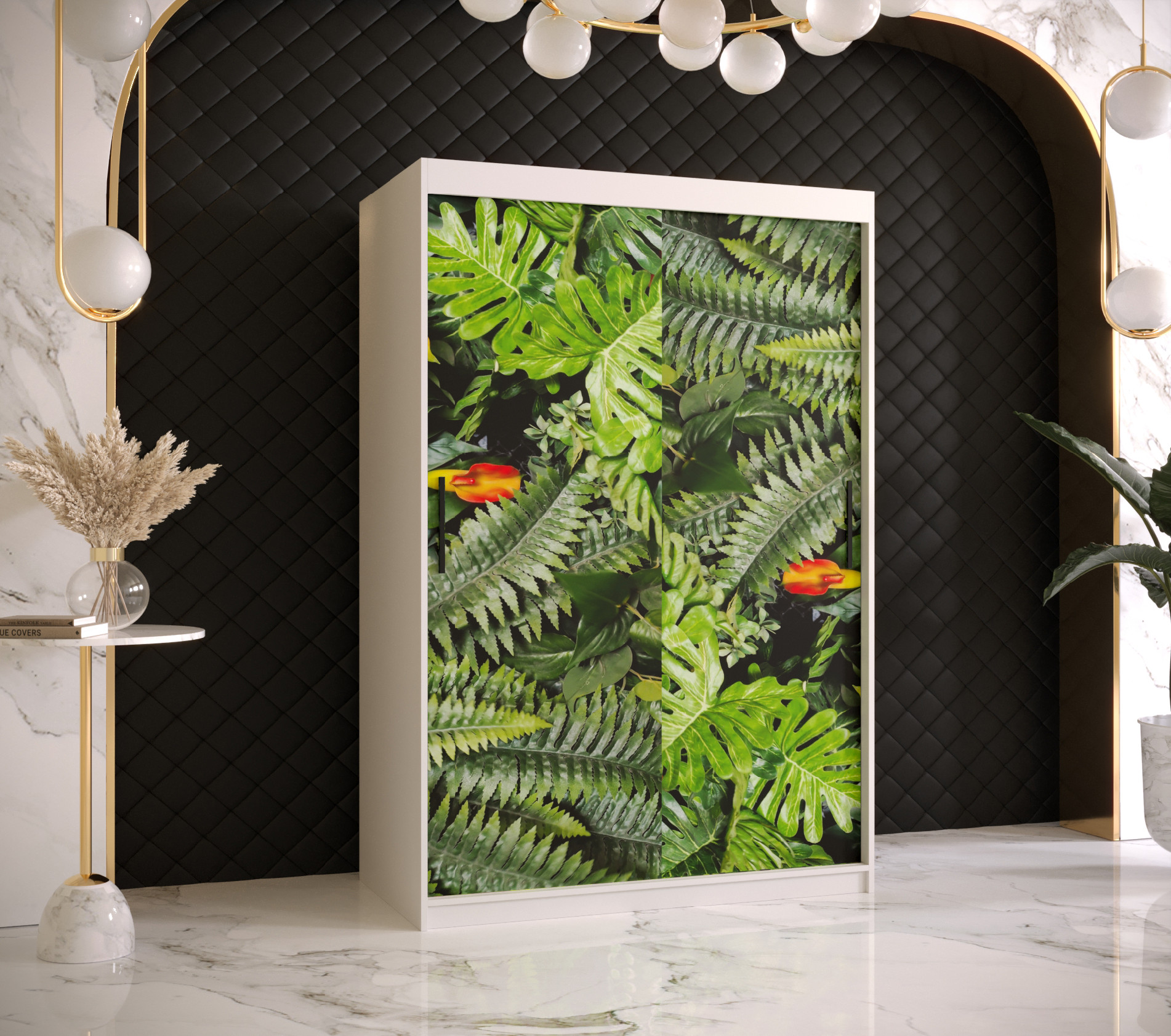 Šatní skříň Abi Paproc 1 Barva korpusu: Bílá