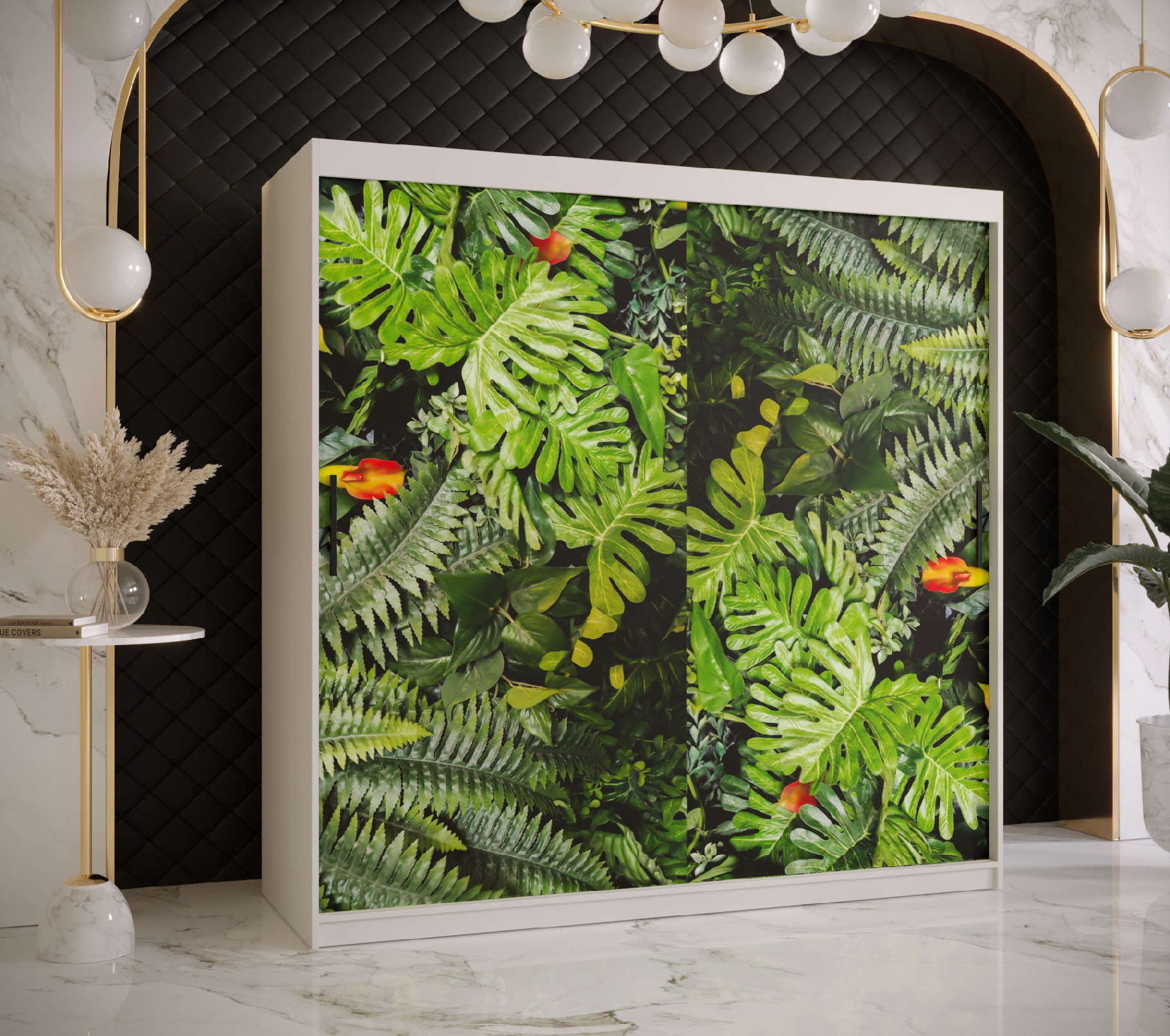 Šatní skříň Abi Paproc 1 Barva korpusu: Bílá