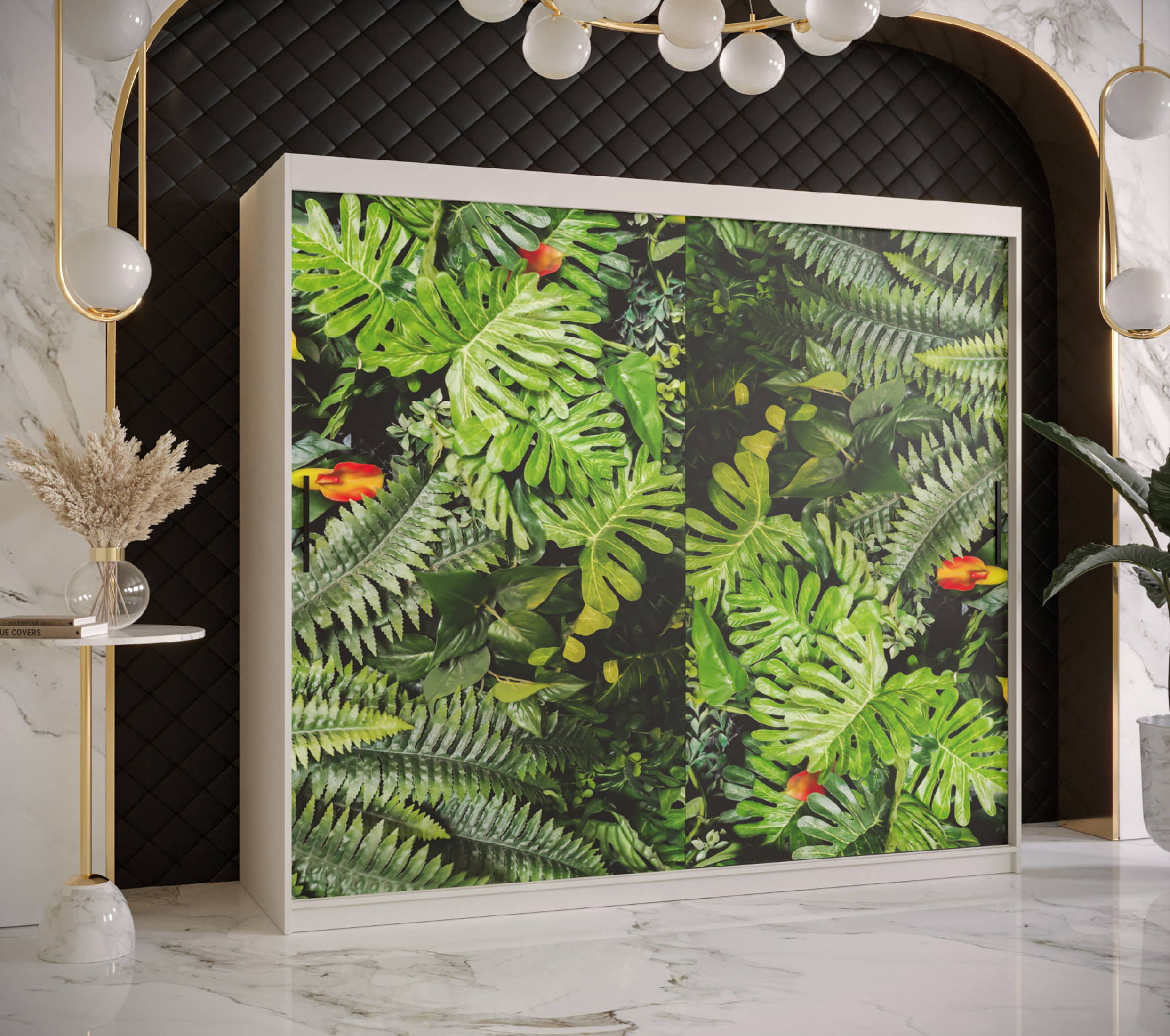 Šatní skříň Abi Paproc 1 Barva korpusu: Bílá