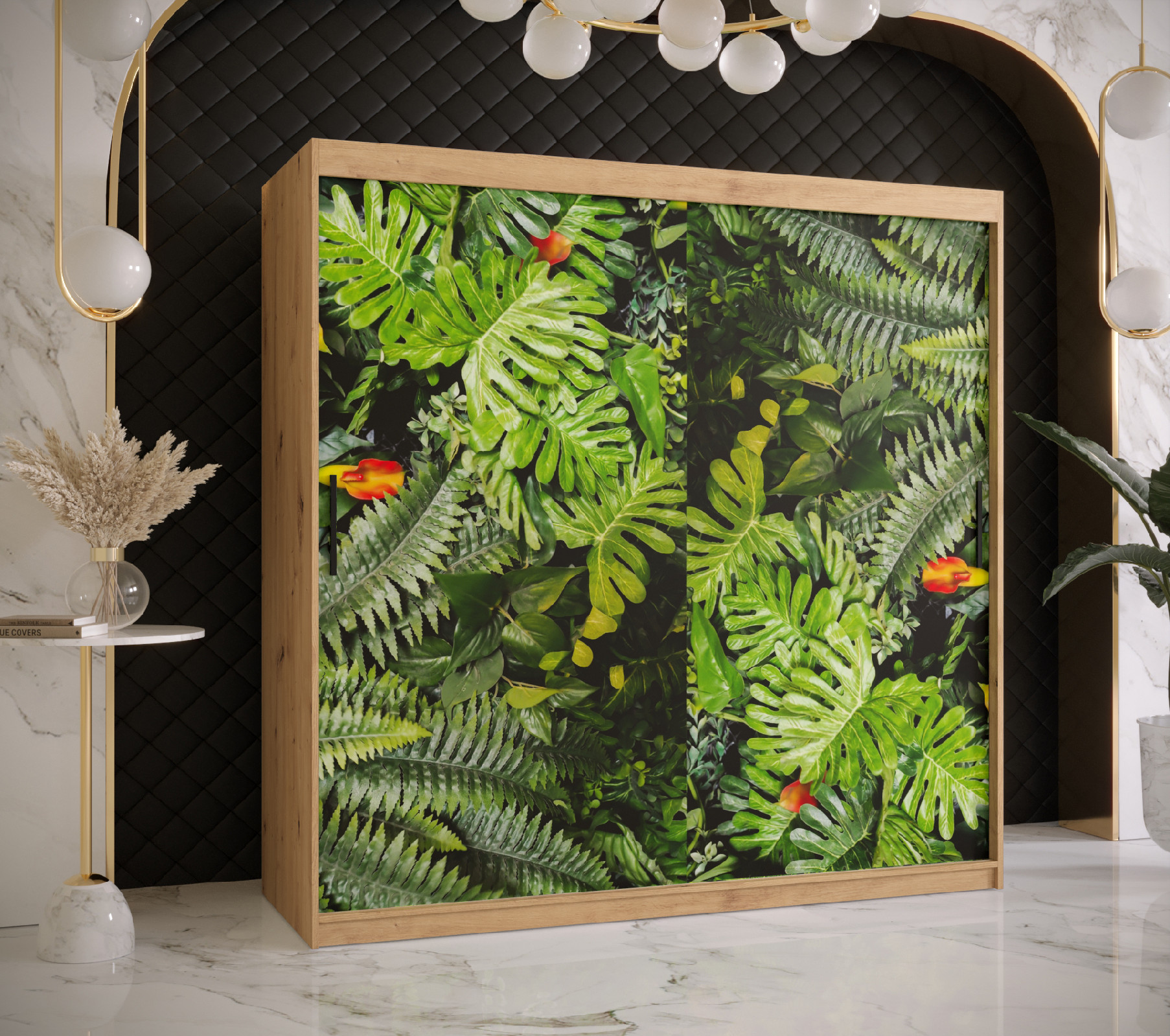 Šatní skříň Abi Paproc 1 Barva korpusu: Dub - Artisan