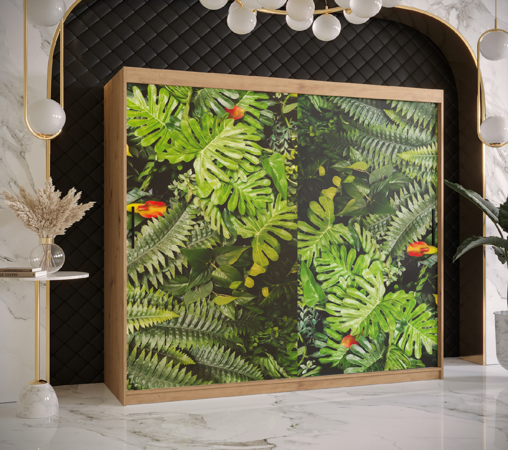 Šatní skříň Abi Paproc 1 Barva korpusu: Dub - Artisan