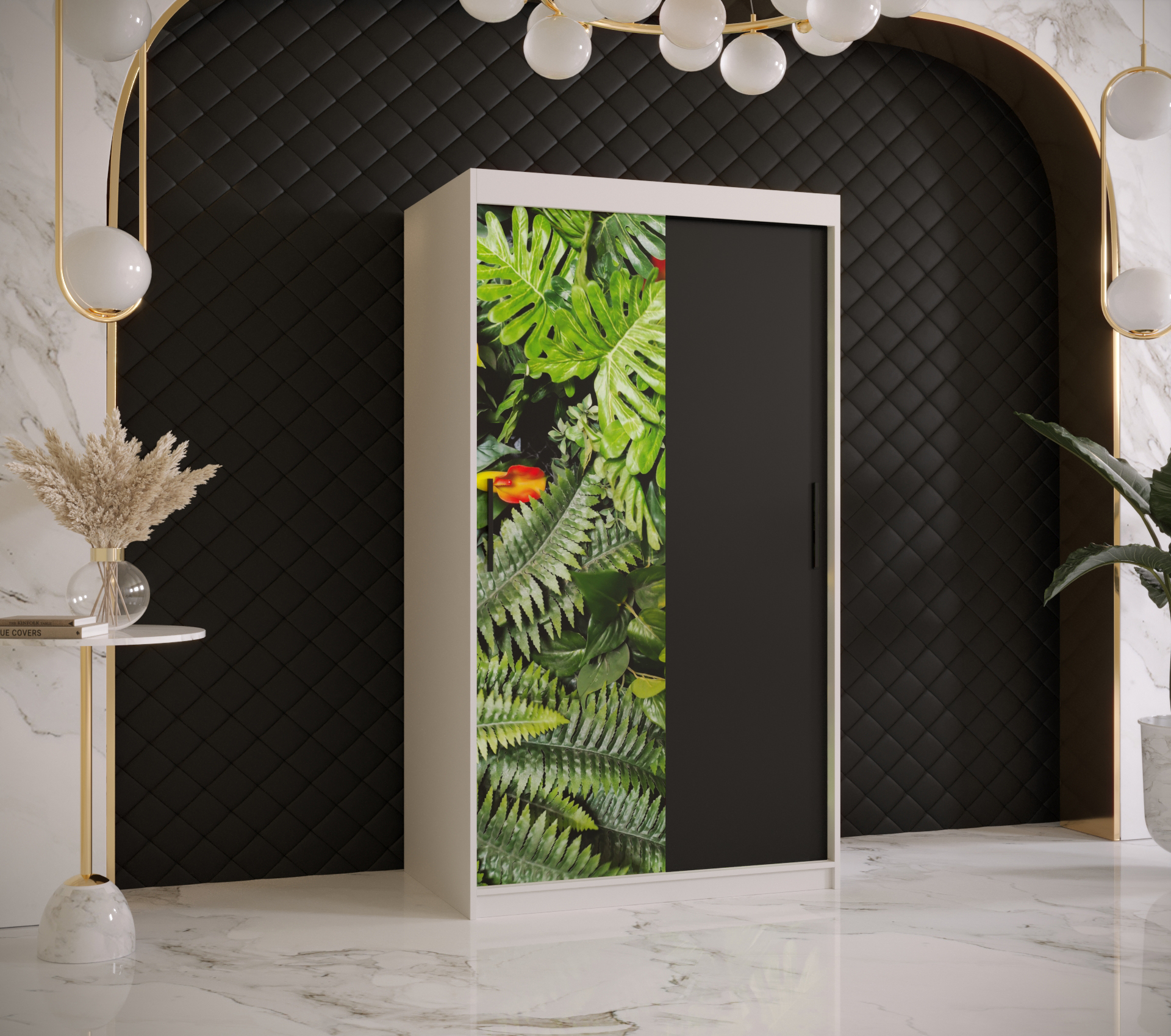 Šatní skříň Abi Paproc Barva korpusu: Bílá