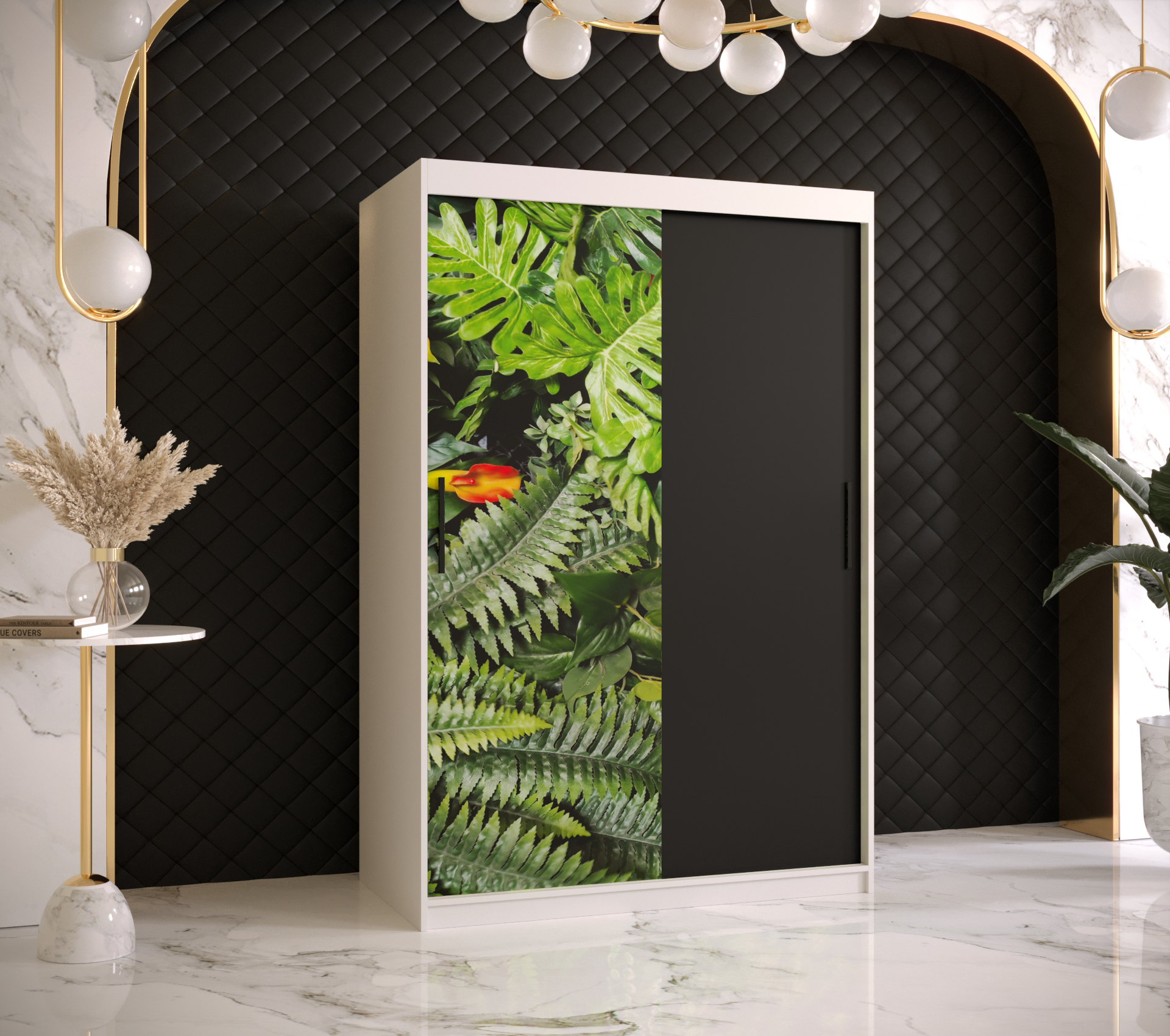 Šatní skříň Abi Paproc Barva korpusu: Bílá