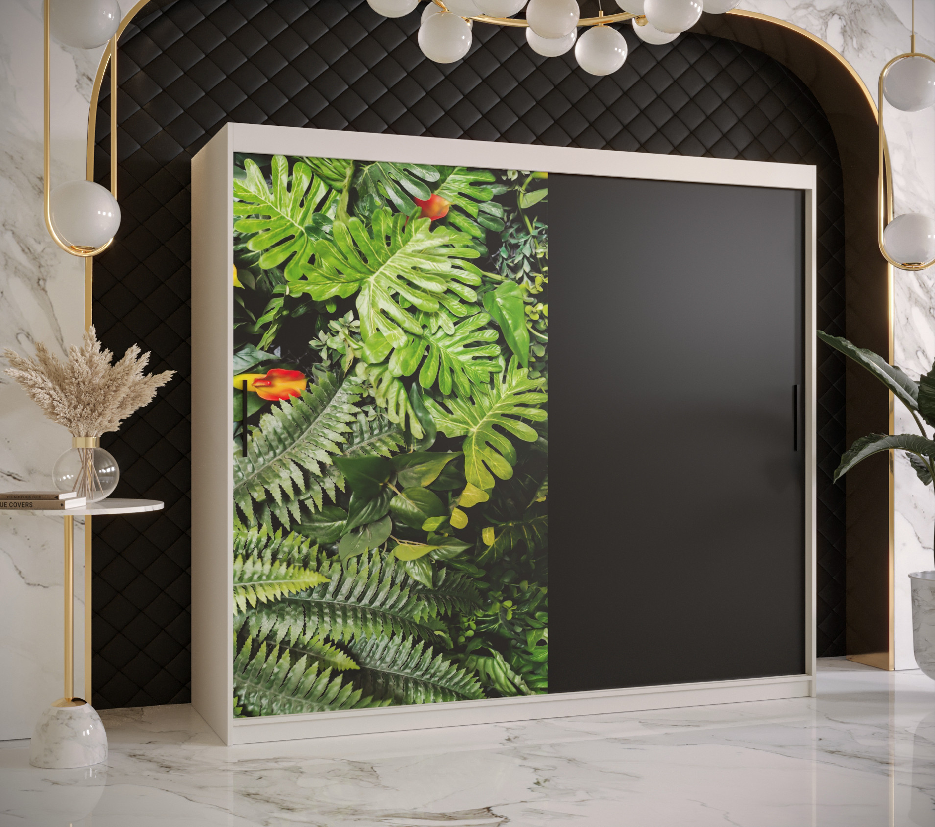 Šatní skříň Abi Paproc Barva korpusu: Bílá